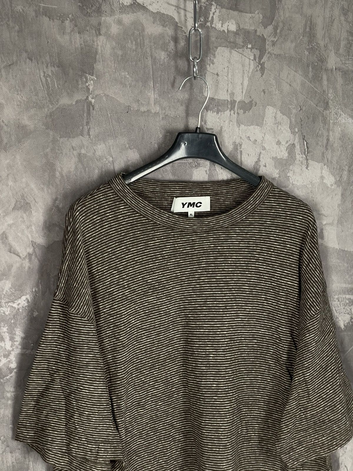 YMC Oversized YMC Striped Japanese “Triple T Shirt” Size US XL / EU 56 / 4 - 6 Thumbnail