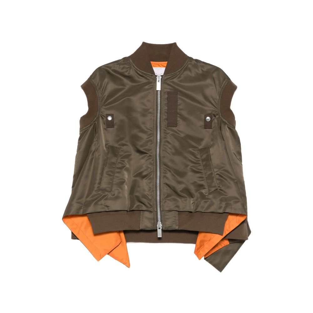 Sacai Sacai GREEN Jackets - Waistcoat & Gilets Size M / US 6-8 / IT 42-44 - 1 Thumbnail