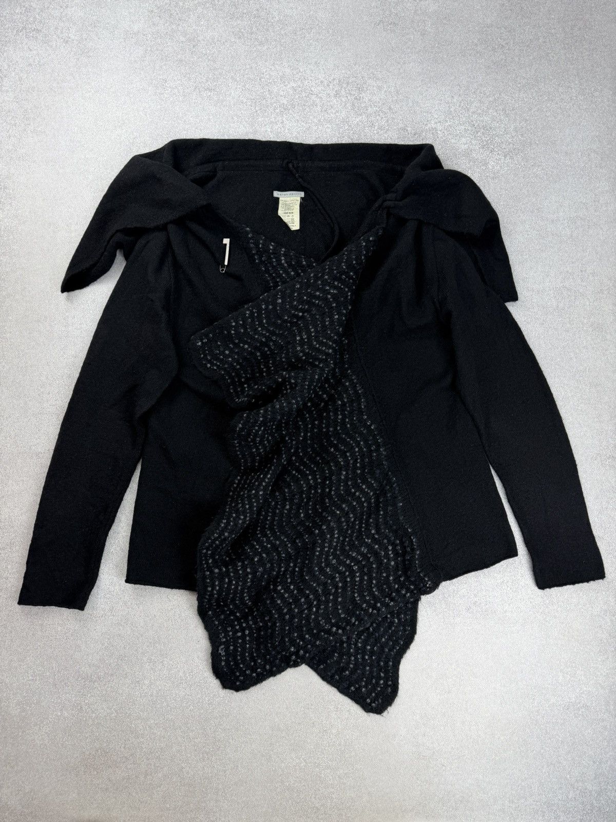 Sarah Pacini Sarah Pacini Avant Garde Knit Sweater Cardigan One Size Size ONE SIZE - 1 Thumbnail