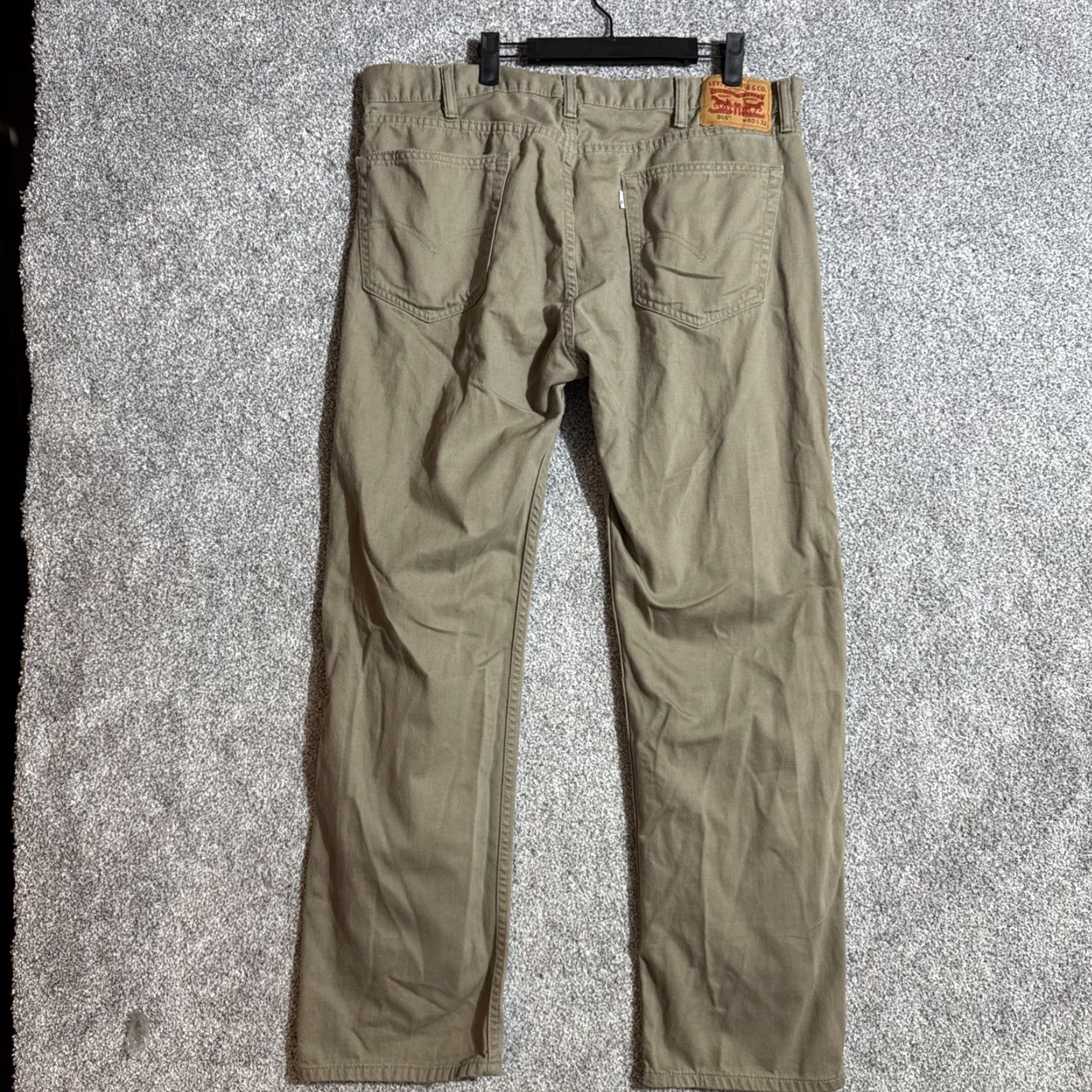 Levi's VINTAGE Levi's 550 Jeans Men 40x32 Baggy Grunge Streetwear Relaxed Straight 5-Pocket Denim Brown Cotton Casual Mens Size US 37 - 6 Thumbnail