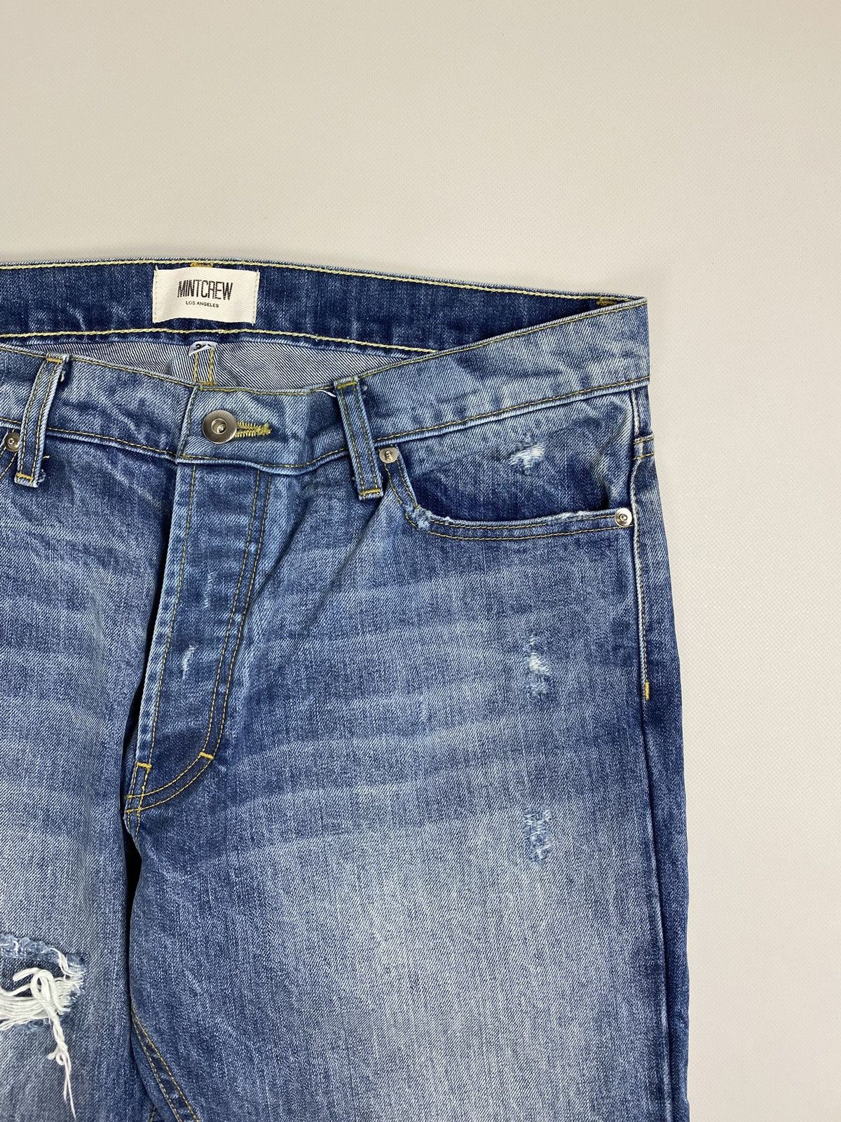 Mintcrew Mintcrew men’s distressed denim skinny jeans size 33 Size US 33 - 12 Thumbnail