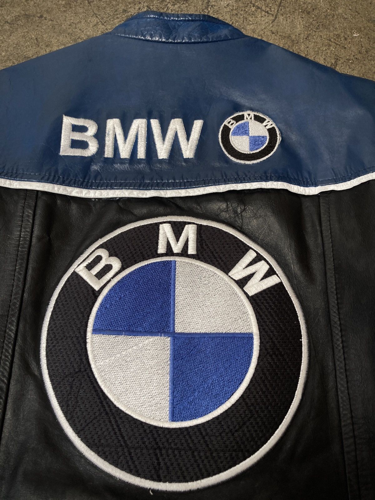 BMW × Formula 1 × Vintage Vintage 90s BMW Racing Leather Jacket Size US S / EU 44-46 / 1 - 12 Thumbnail
