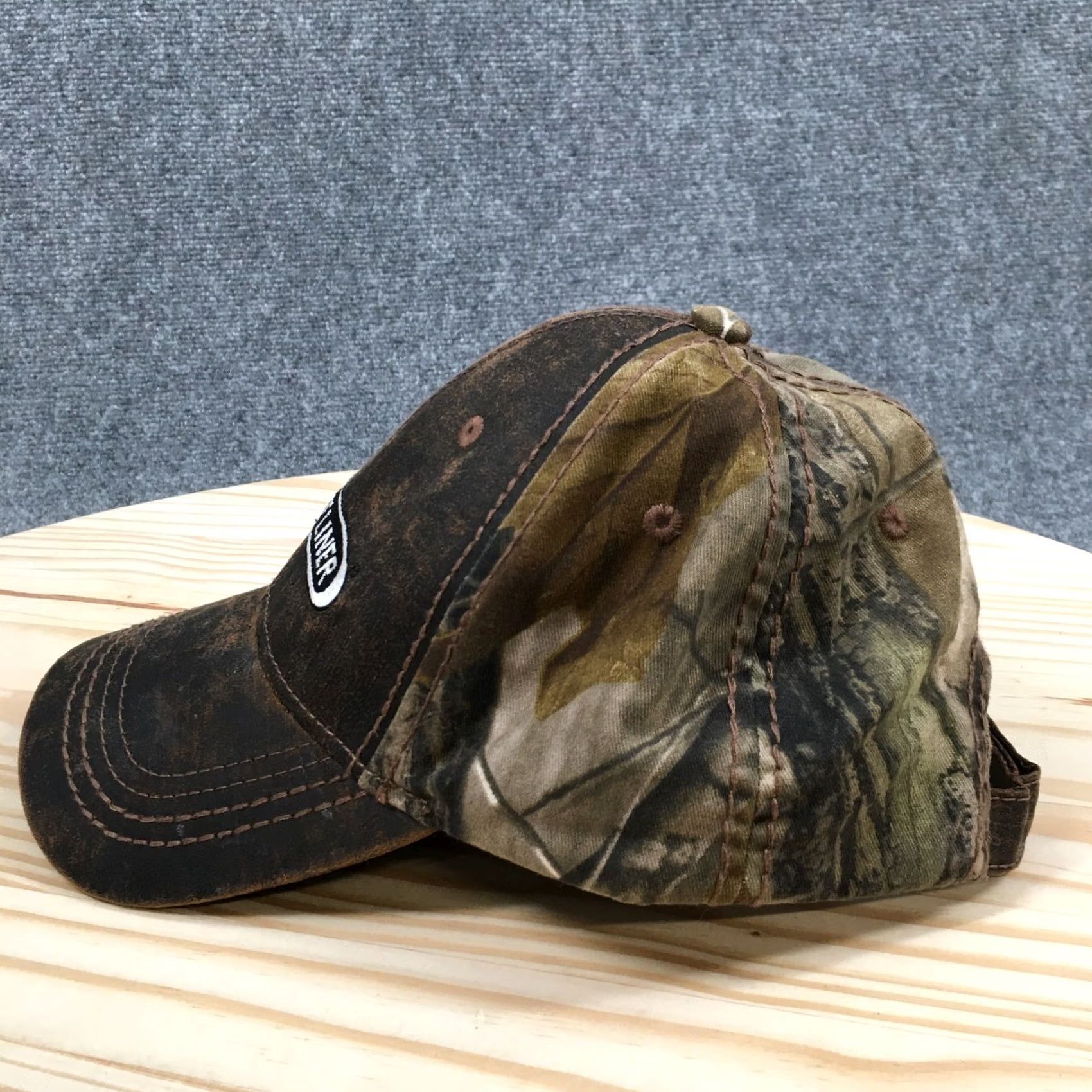 Logo 7 Freight Liner Baseball Cap Unisex Brown OS Adjustable Leather Embroidered Logo Size ONE SIZE - 5 Thumbnail