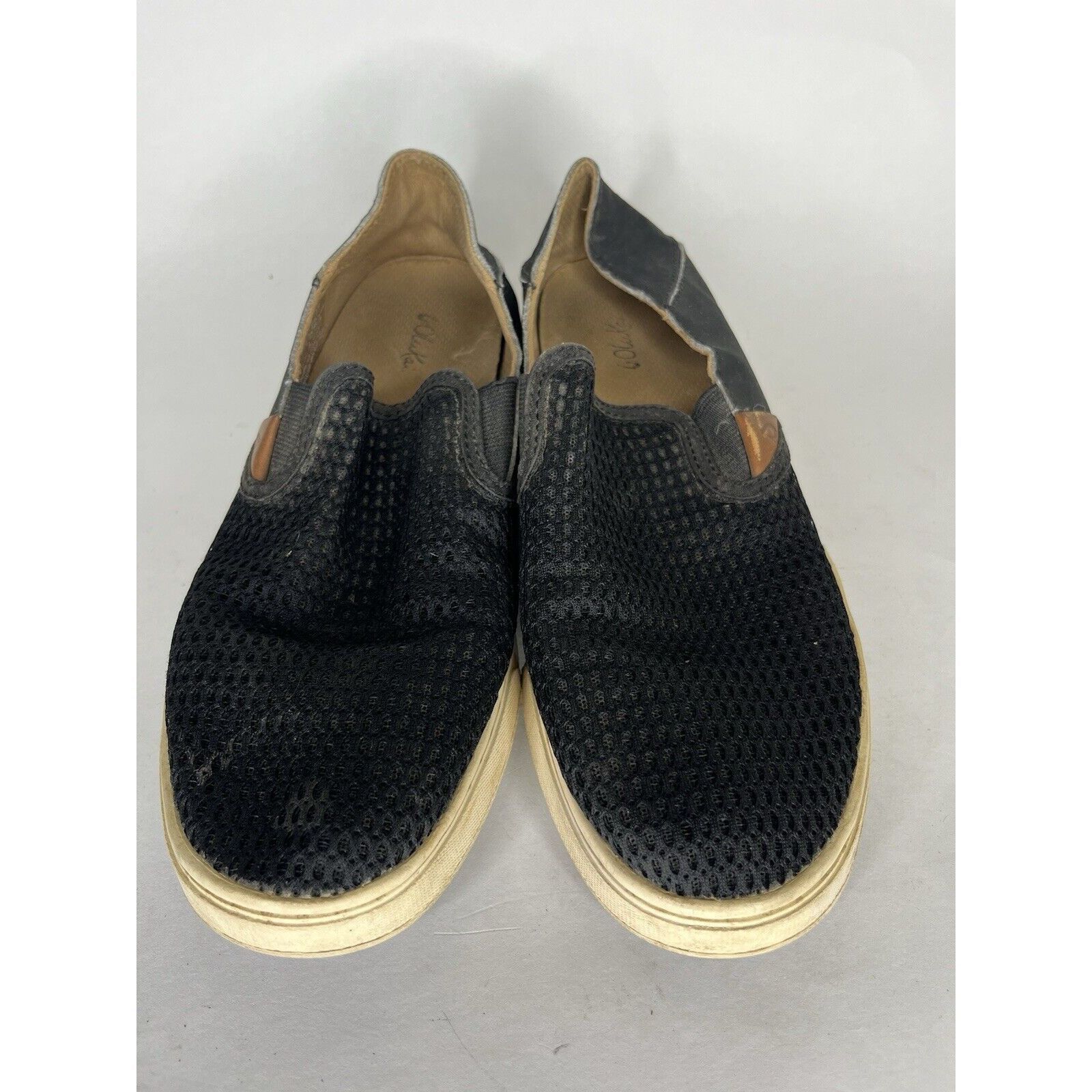 Olukai Olukai Black Mesh Synthetic Slip On Casual Shoes Women Sz 7. Size US 7.5 / IT 37.5 - 11 Thumbnail