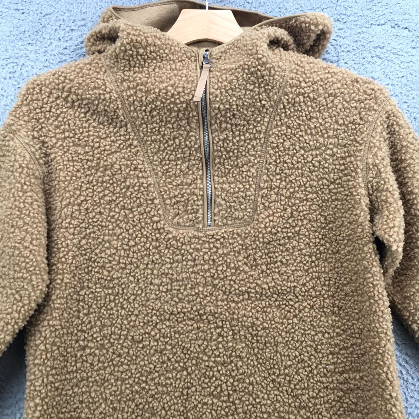 H&M H&M Hoodie Fleece Sweater Mens S Brown Quarter Zip Long Sleeve Pullover Casual Size US S / EU 44-46 / 1 - 3 Thumbnail