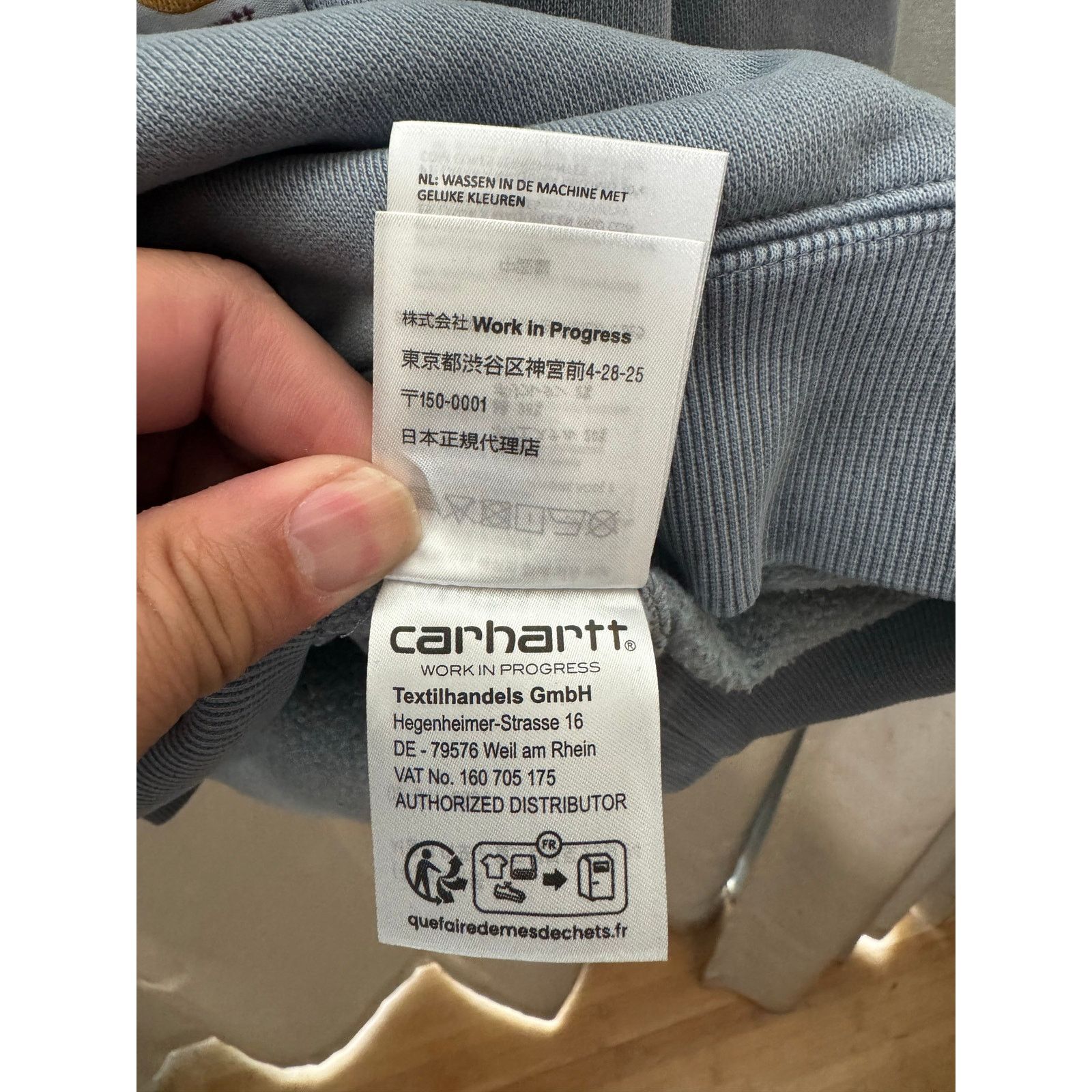 Carhartt Wip Carhartt WIP X INVINCIBLE Pigment Dyed Sweatshirt Mirror med Size US M / EU 48-50 / 2 - 4 Thumbnail