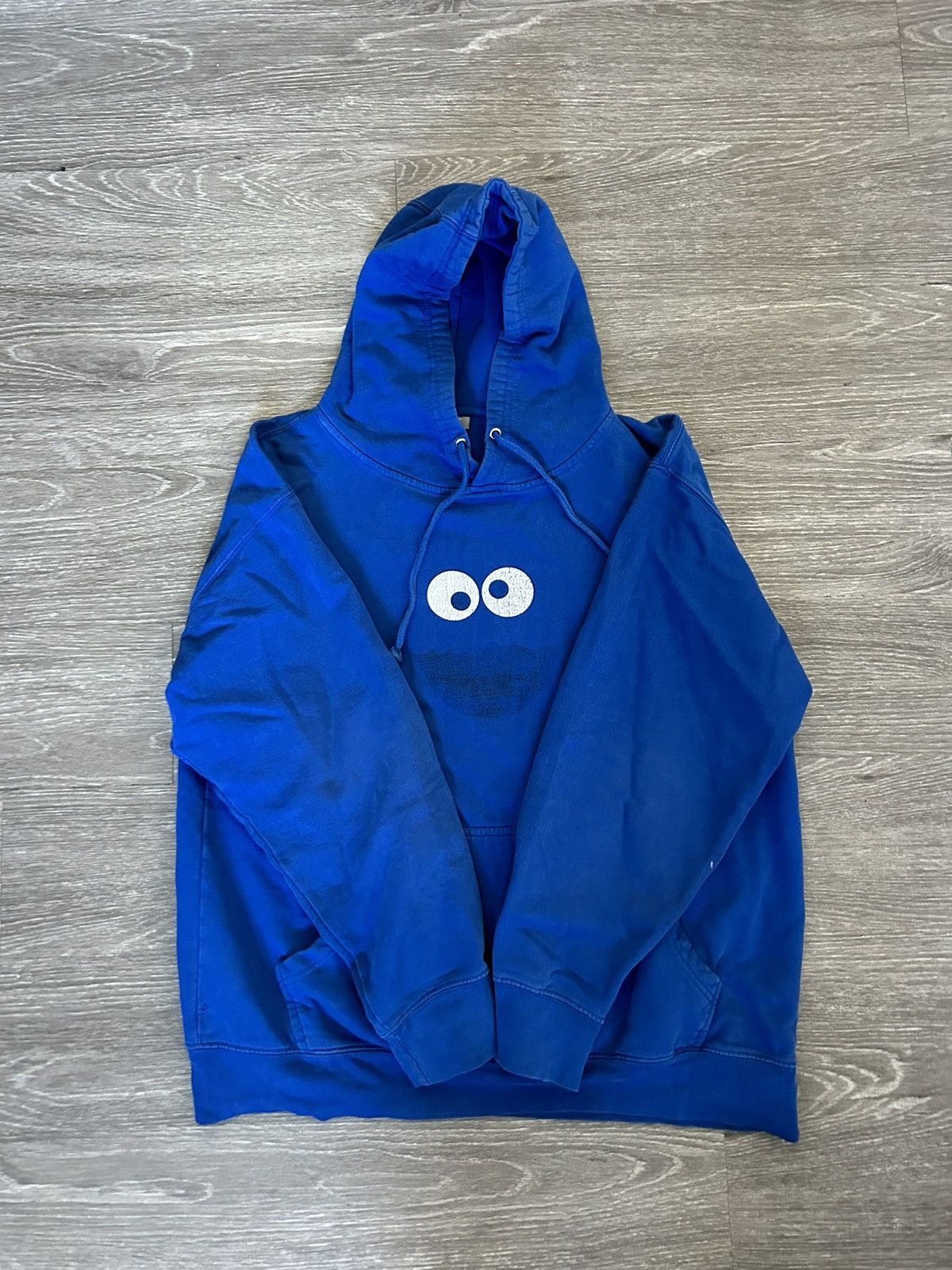 Other Vintage COOKIE MONSTER Sesame Street blue Hoodie Size US M / EU 48-50 / 2 - 2 Thumbnail