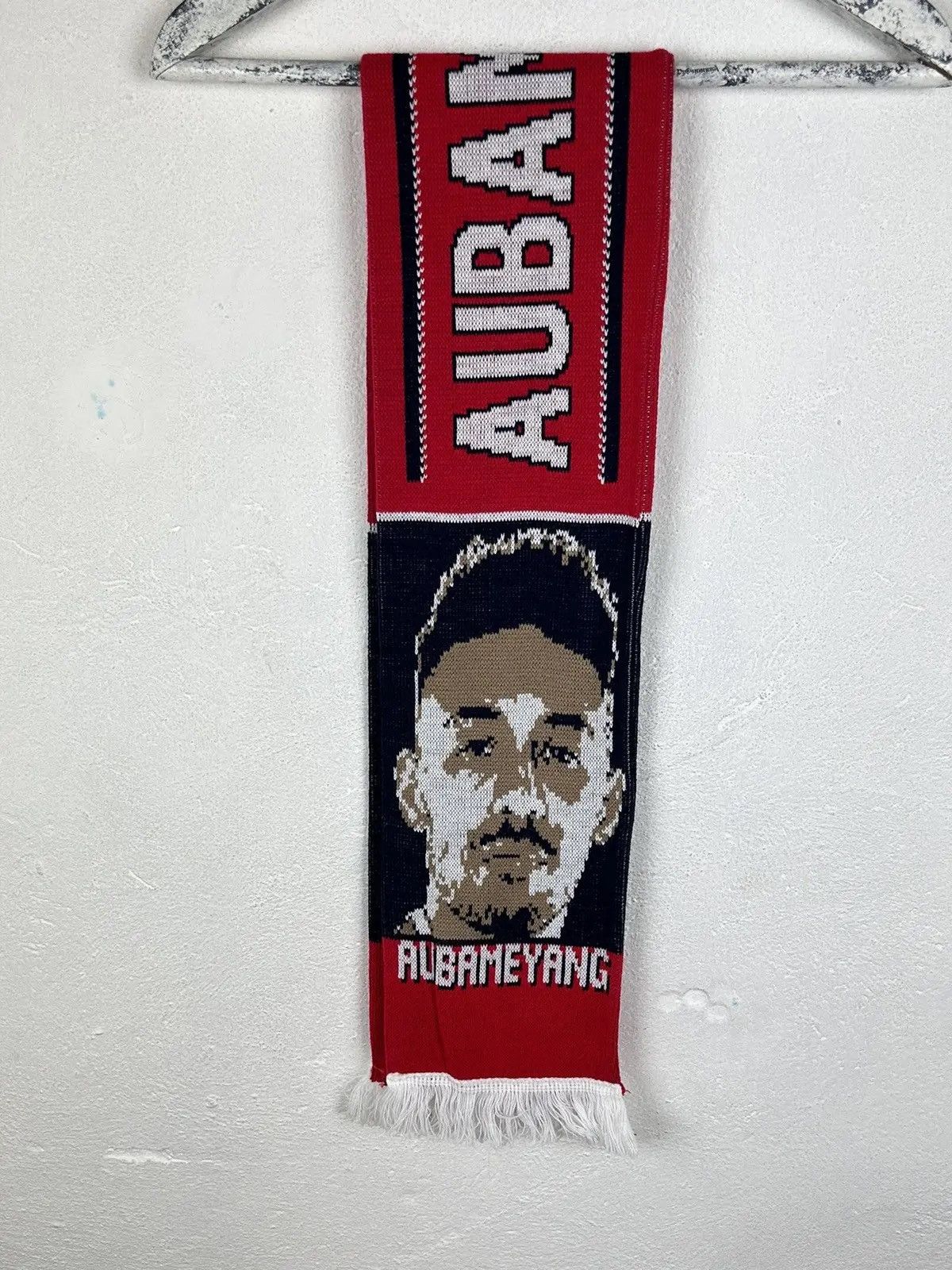 Vintage Aubameyang Football Player Small Acrylic Fanwear Scarf Size ONE SIZE - 4 Thumbnail