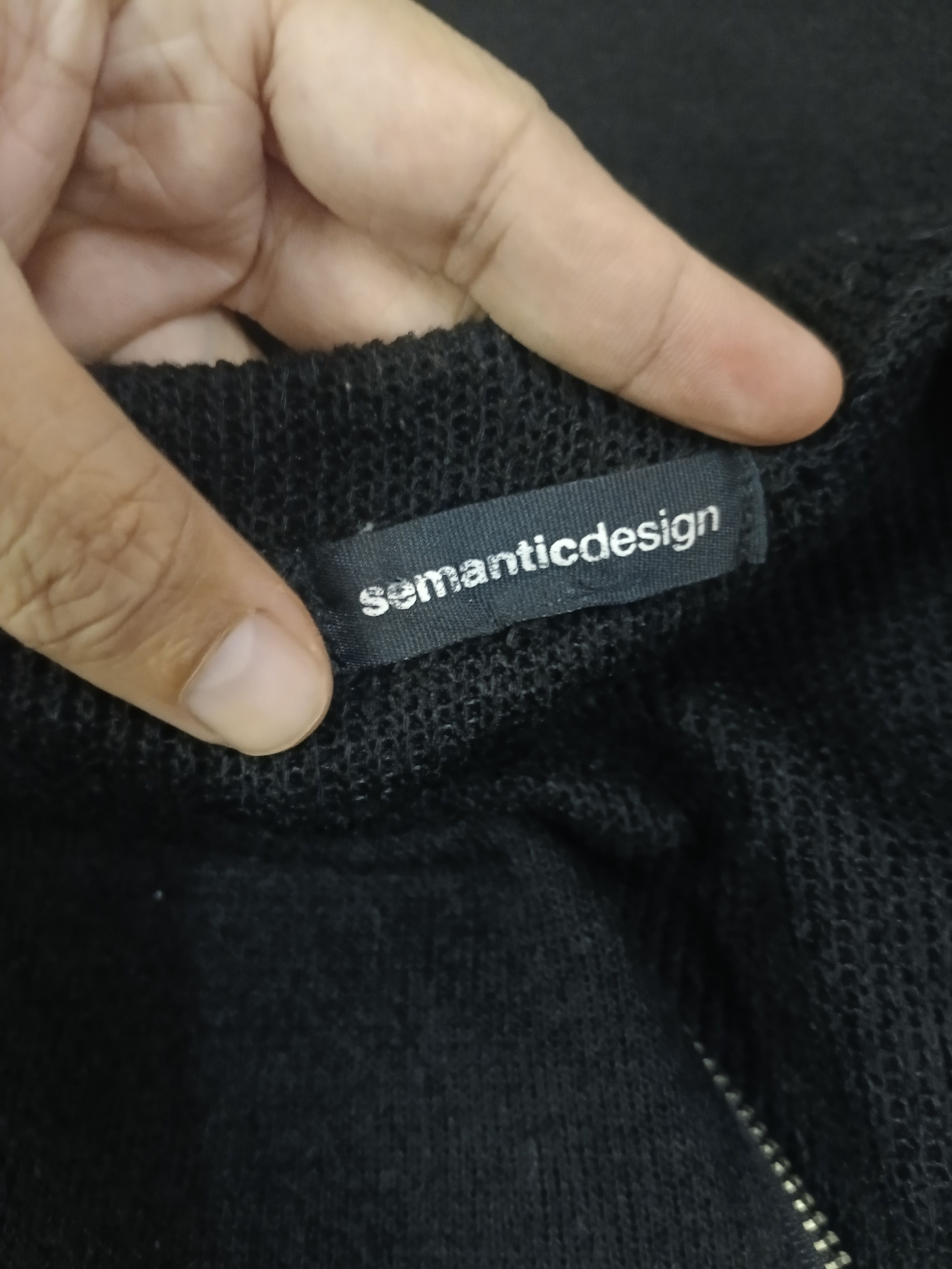 semanticdesign SEMANTIC DESIGN SEDI STAIL ZIPPER KNIT Size US M / EU 48-50 / 2 - 5 Thumbnail