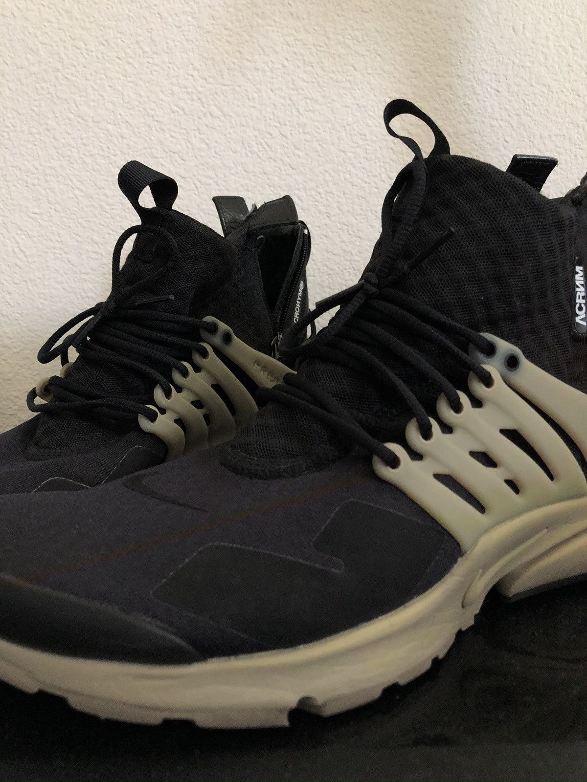 Acronym × Nike NIKE x ACRONYM Air Presto Mid "Black/Bamboo" Size US 10.5 / EU 43-44 - 3 Thumbnail