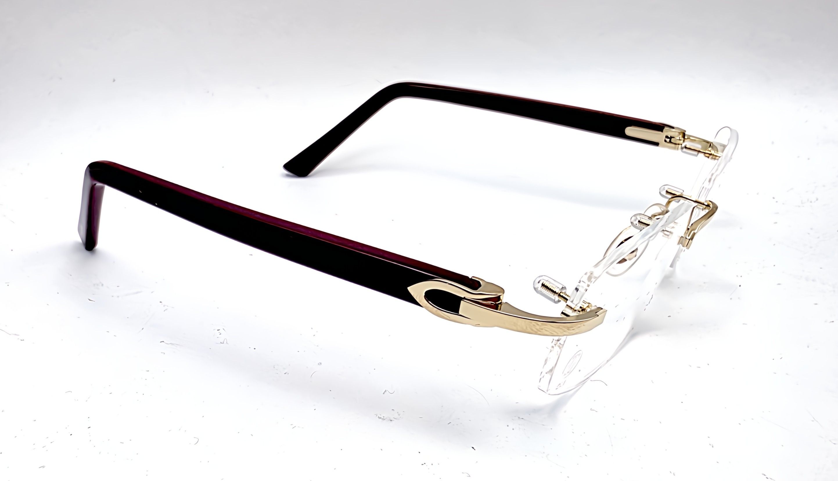 Cartier NEW! Cartier Glasses Canazei Burgandy CT0048O Size ONE SIZE - 7 Thumbnail