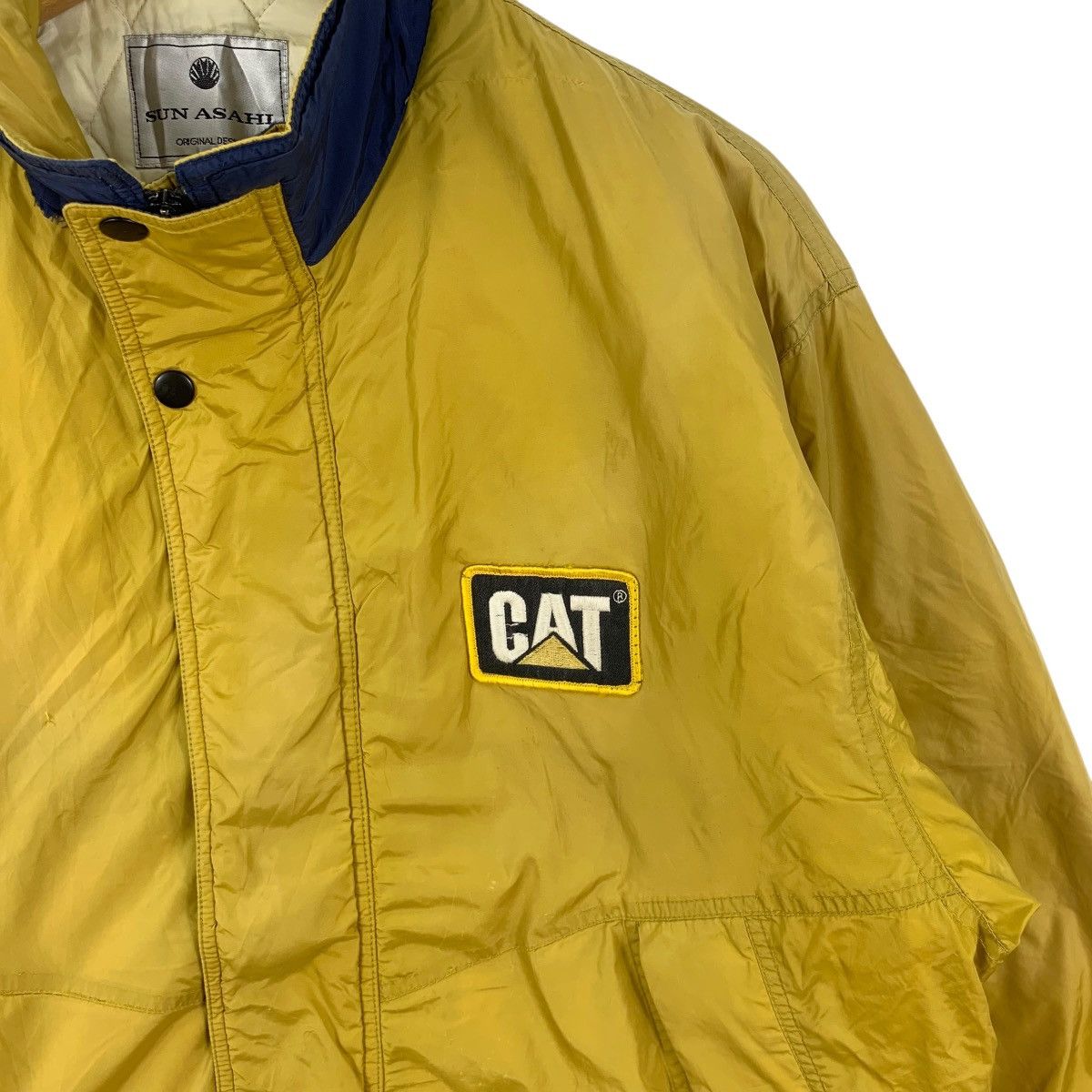 Vintage Vintage 90s CAT CATERPILLAR USA Engineer Bomber Jacket Size US L / EU 52-54 / 3 - 6 Thumbnail