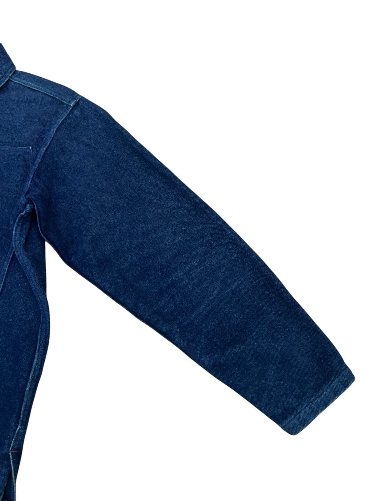 Pure Blue Japan Pure Blue Japan Suede Indigo Cotton PullOver Military Jacket Size US M / EU 48-50 / 2 - 12 Thumbnail
