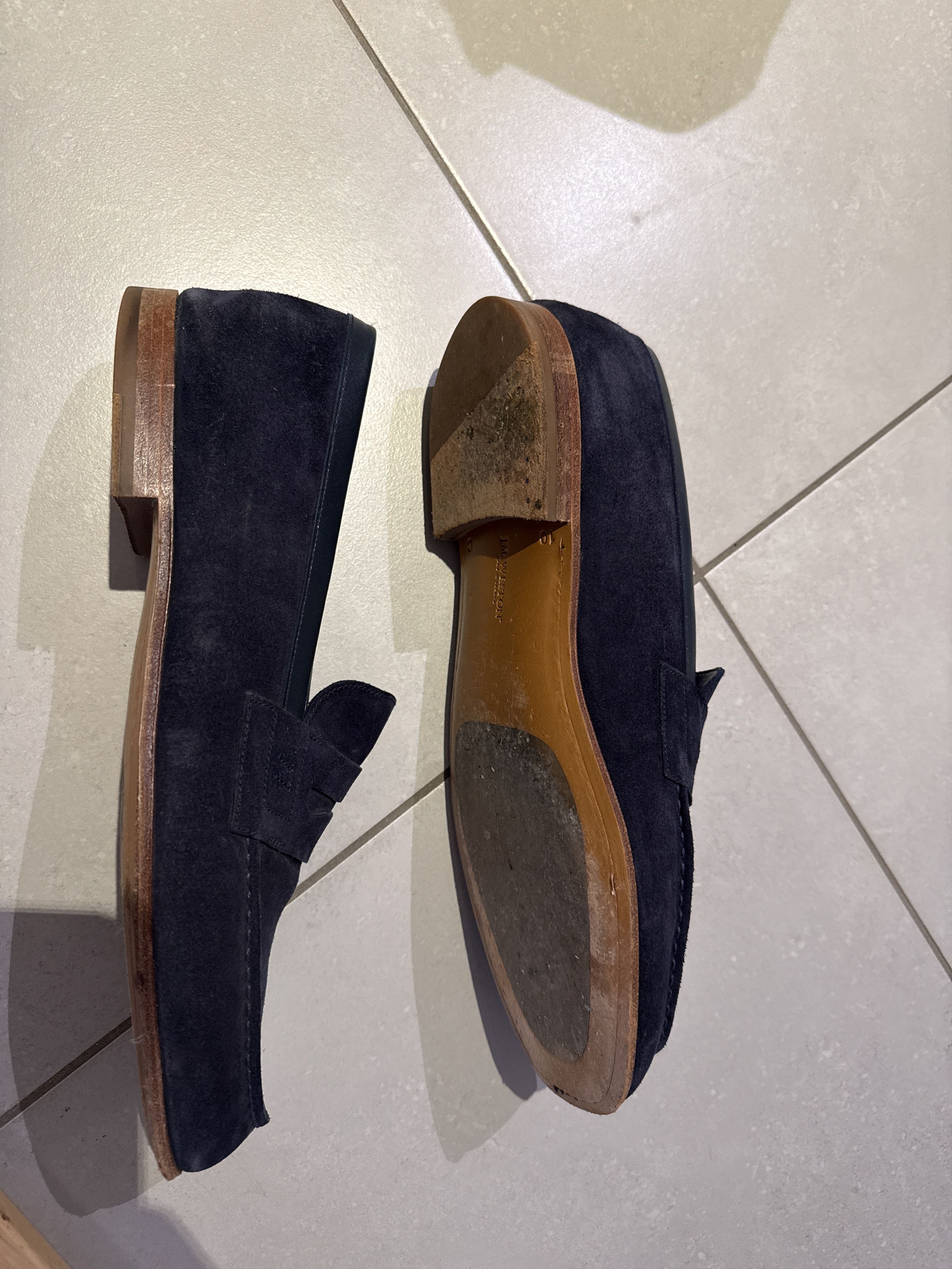 J.M. Weston J.M. Weston Moc Bue suede size 10C Size US 11 / EU 44 - 2 Thumbnail