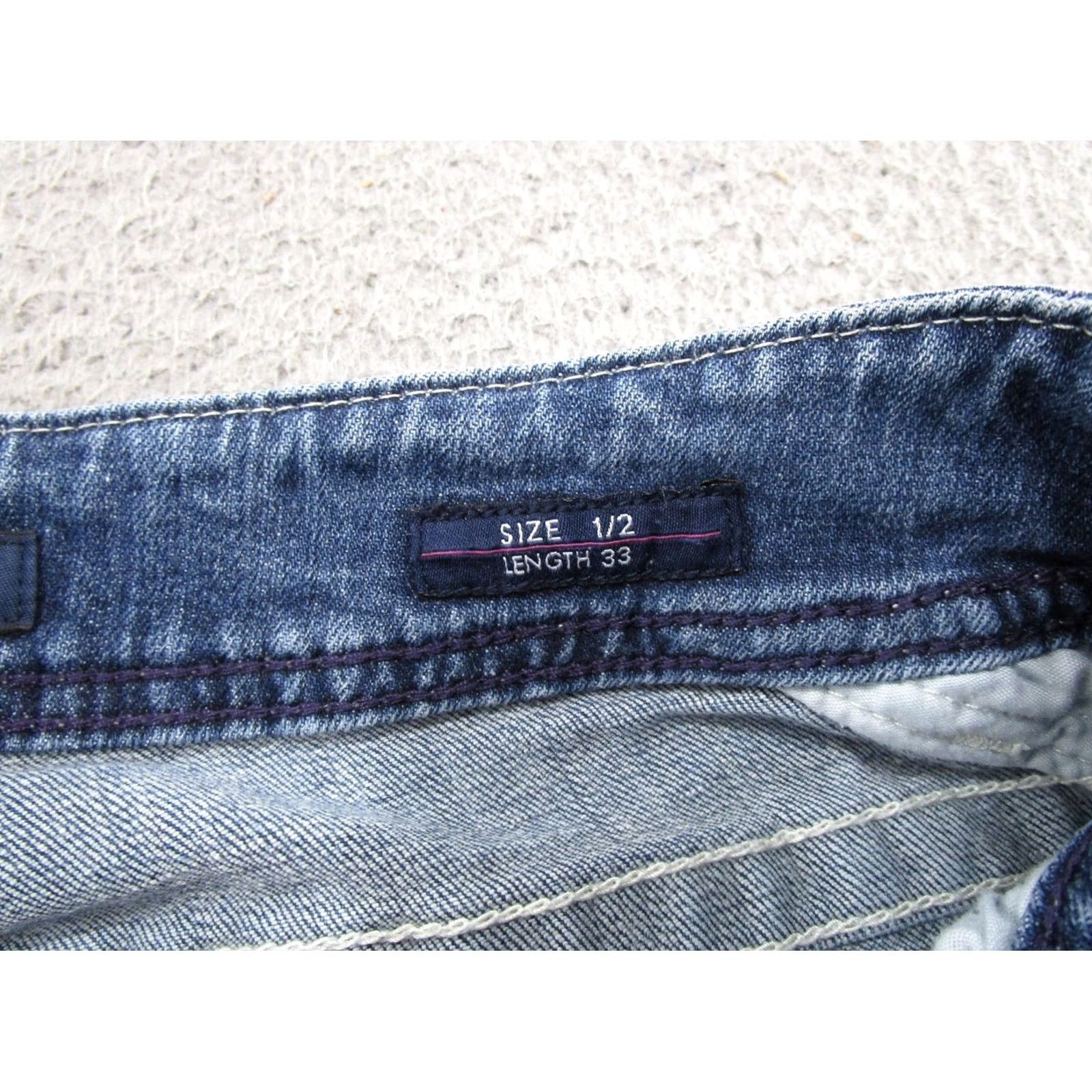 Vintage VIGOSS Womens Chelsea Slim Boot Blue Denim Jeans Size 2 Regular 5-Pocket Design Bootcut Womens Jeans Blue Size 26" / US 2 / IT 38 - 6 Thumbnail