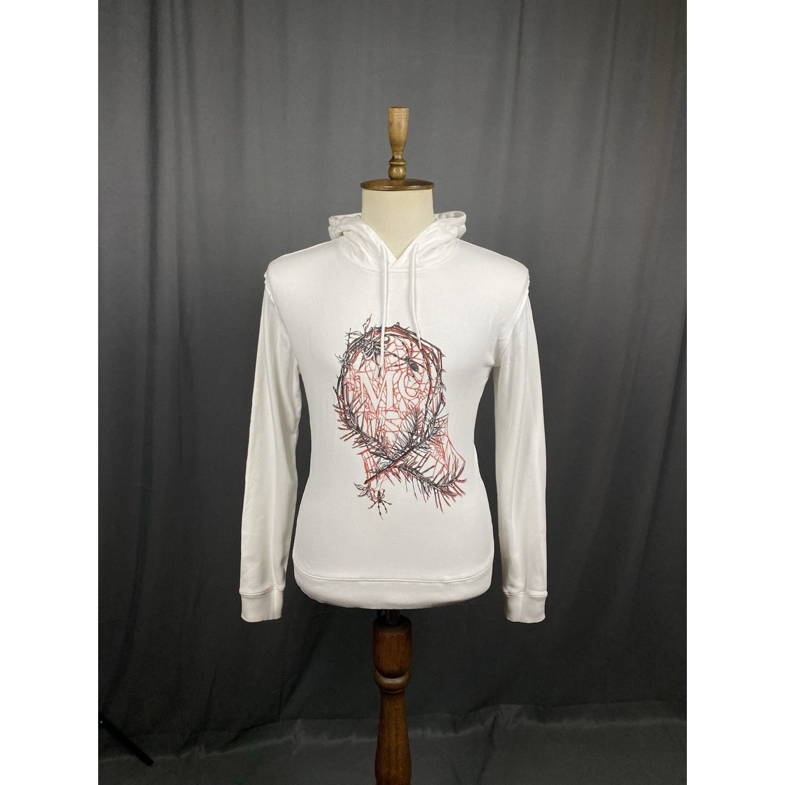 Alexander McQueen Alexander McQueen McQ Big Logo Men's White Hoodie Sweater Si Size US S / EU 44-46 / 1 - 3 Thumbnail