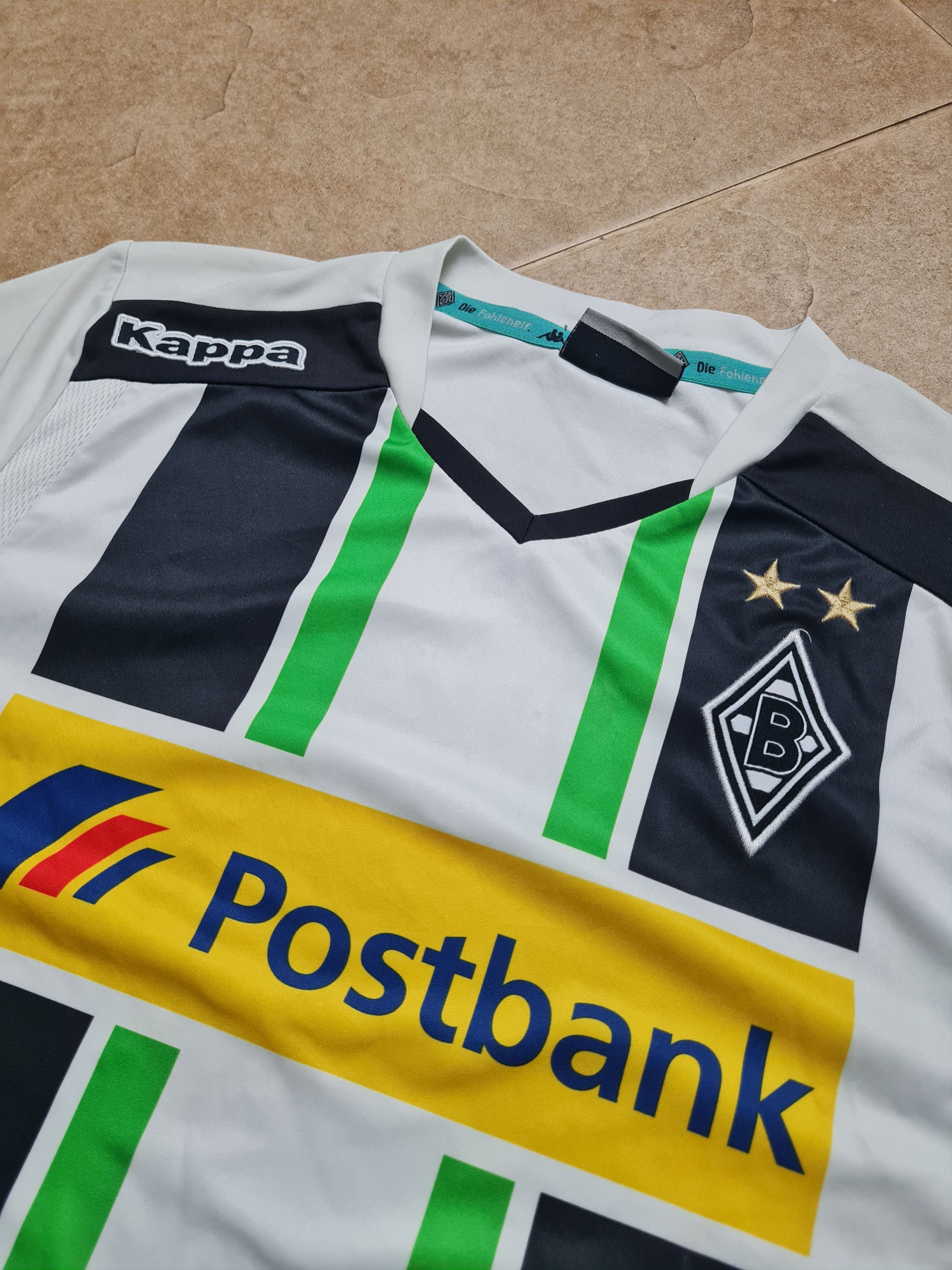 Kappa KAPPA BORUSSIA MONCHENGLADBACH 2015/2016 HOME FOOTBALL SHIRT Size US S / EU 44-46 / 1 - 21 Thumbnail