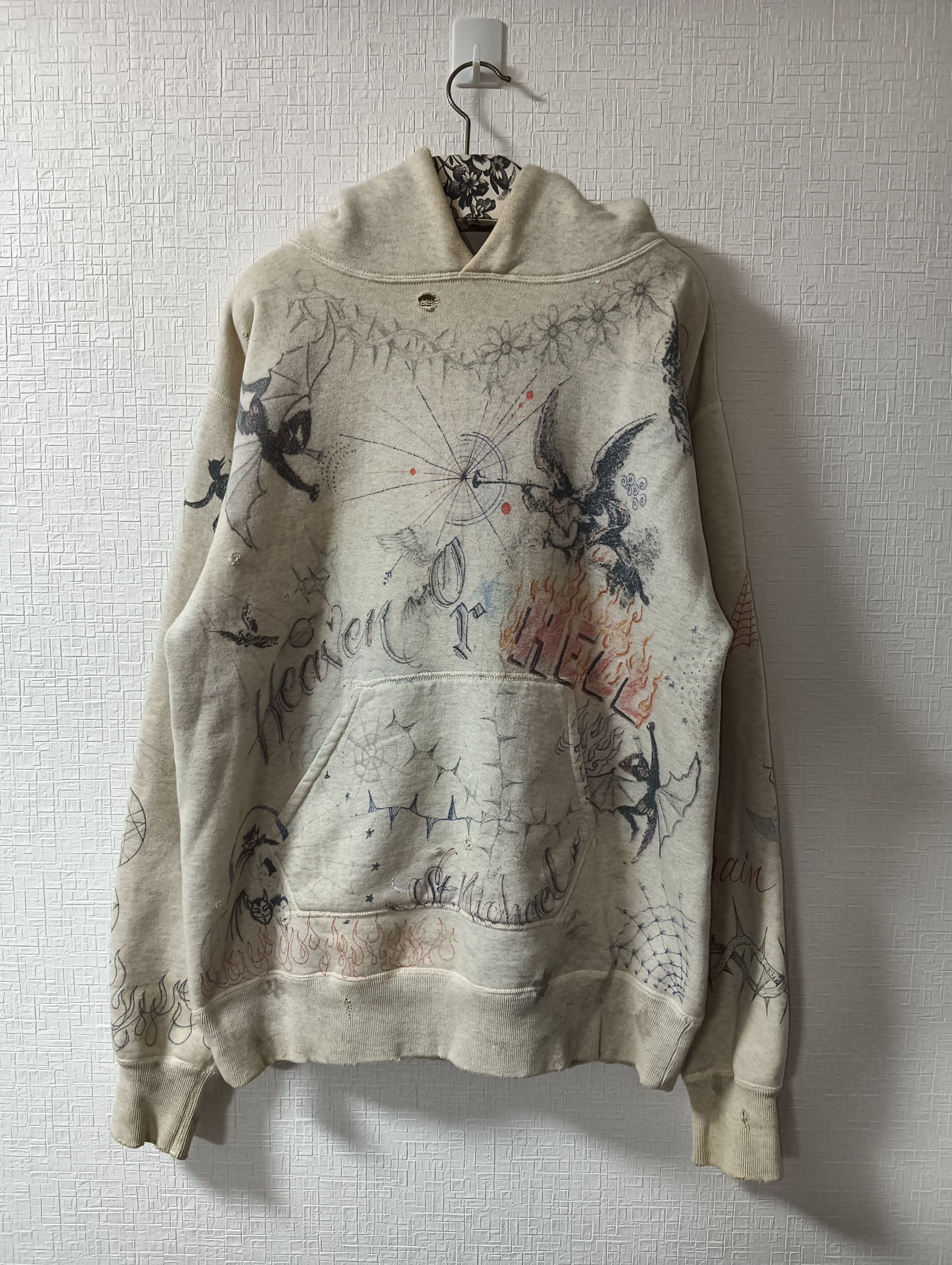 Saint Michael Dr Woo Heaven or Hell Hoodie Size US M / EU 48-50 / 2 - 1 Thumbnail