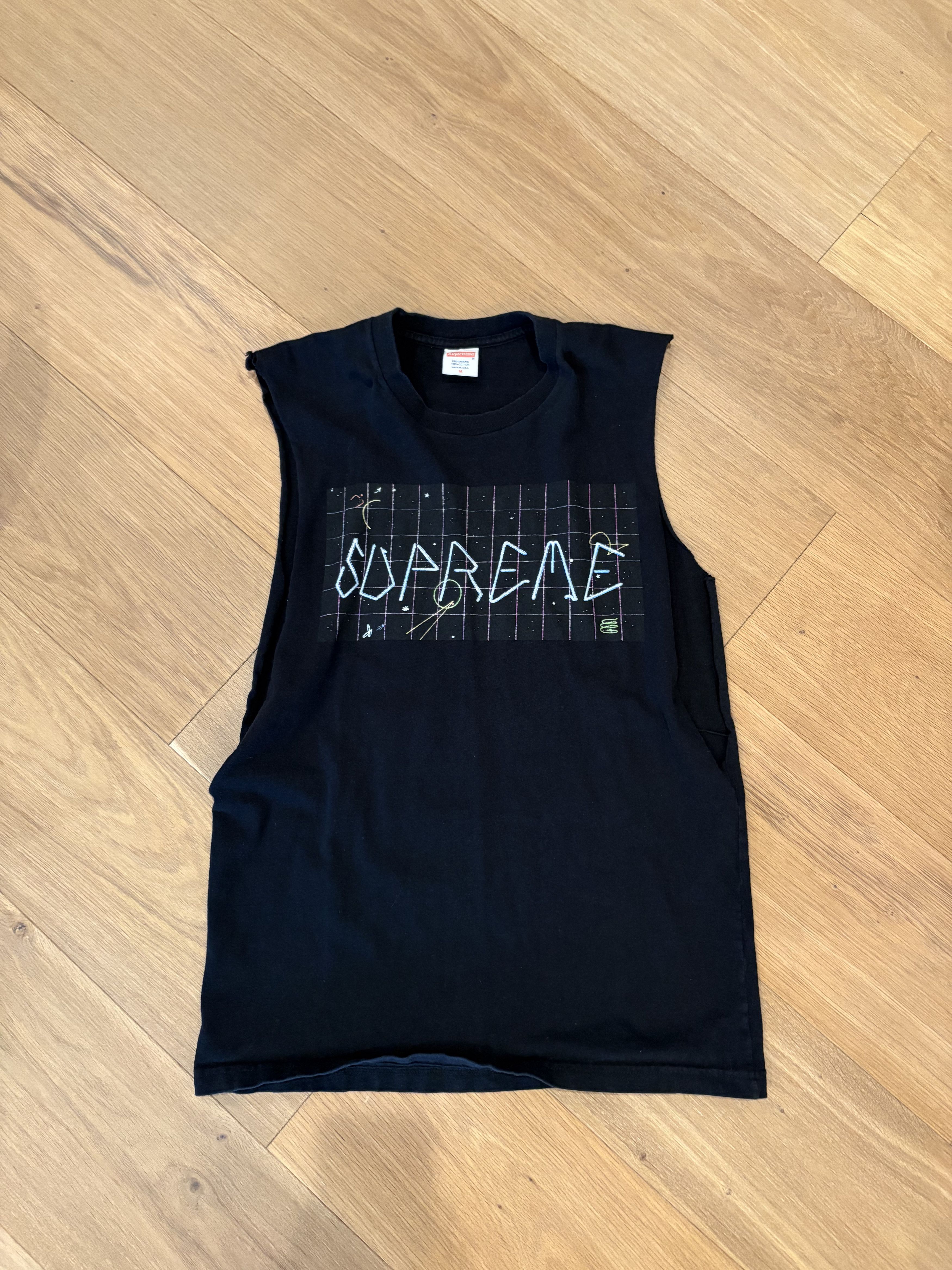 Supreme Supreme Tag Cutoff Tank Top Size US M / EU 48-50 / 2 - 1 Thumbnail