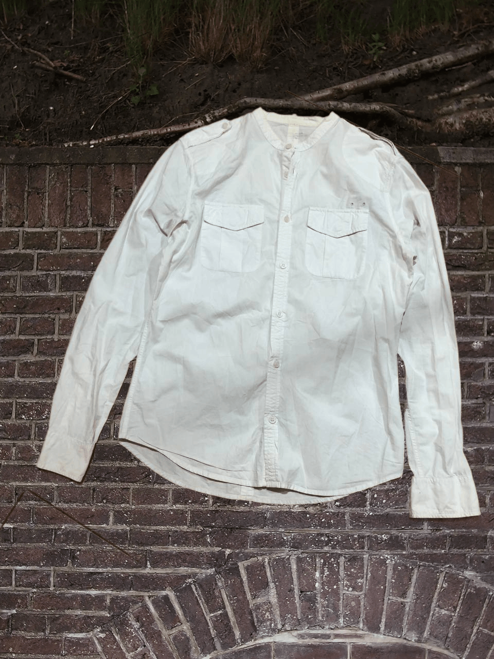 Allsaints AllSaints White Casual Shirts & Tops CASUAL STREETWEAR Size US S / EU 44-46 / 1 - 1 Thumbnail