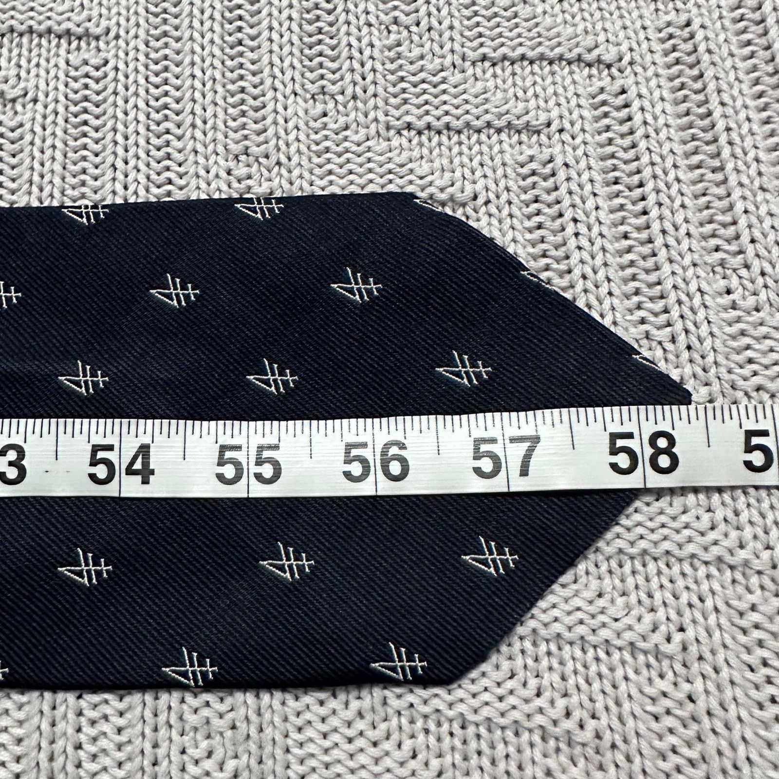 Vintage Vintage Orvieto navy motif silk tie Size ONE SIZE - 4 Thumbnail
