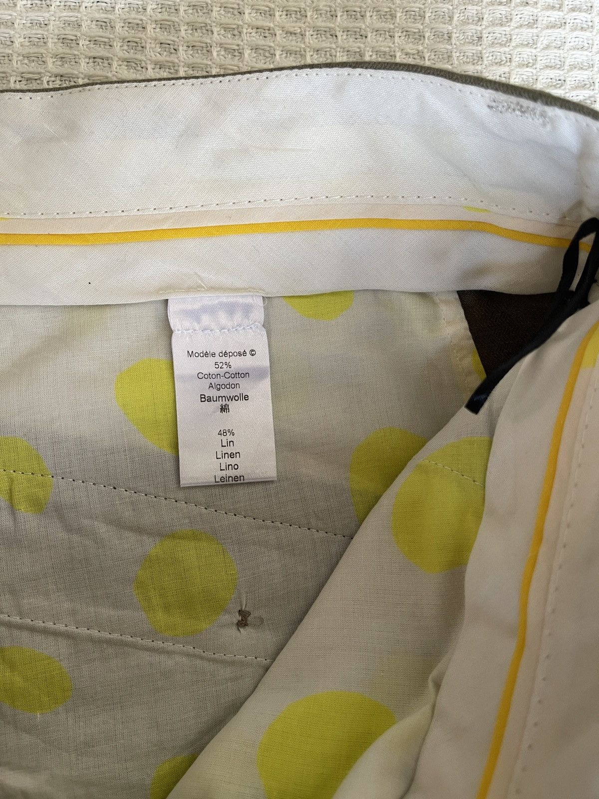 Kenzo Vintage🔥KENZO🔥Wide Leg Baggy Linen Pants Size US 32 / EU 48 - 6 Thumbnail