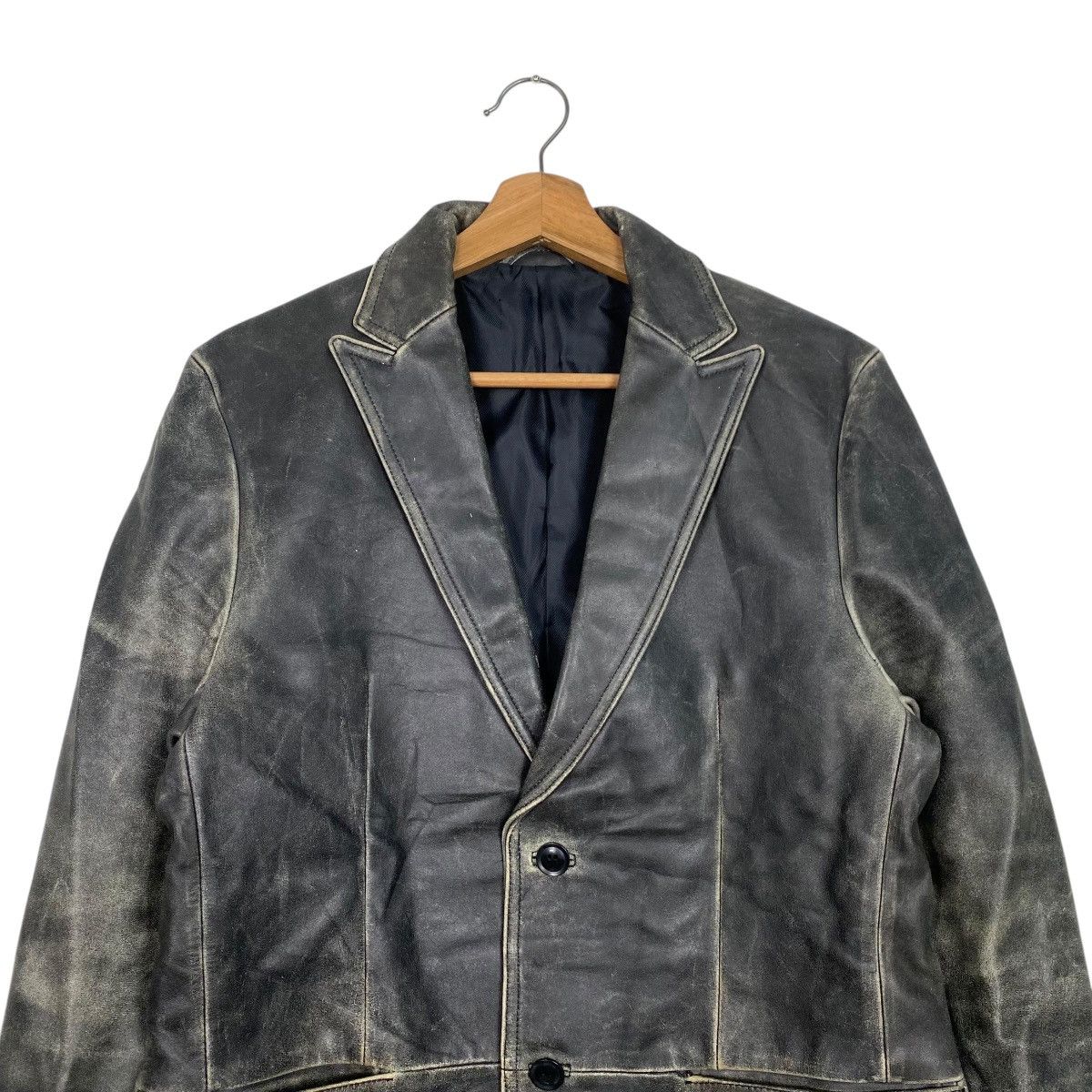 Comme Ca Ism × Japanese Brand × Leather Comme ca du mode patina leather jacket coat Size US M / EU 48-50 / 2 - 2 Thumbnail