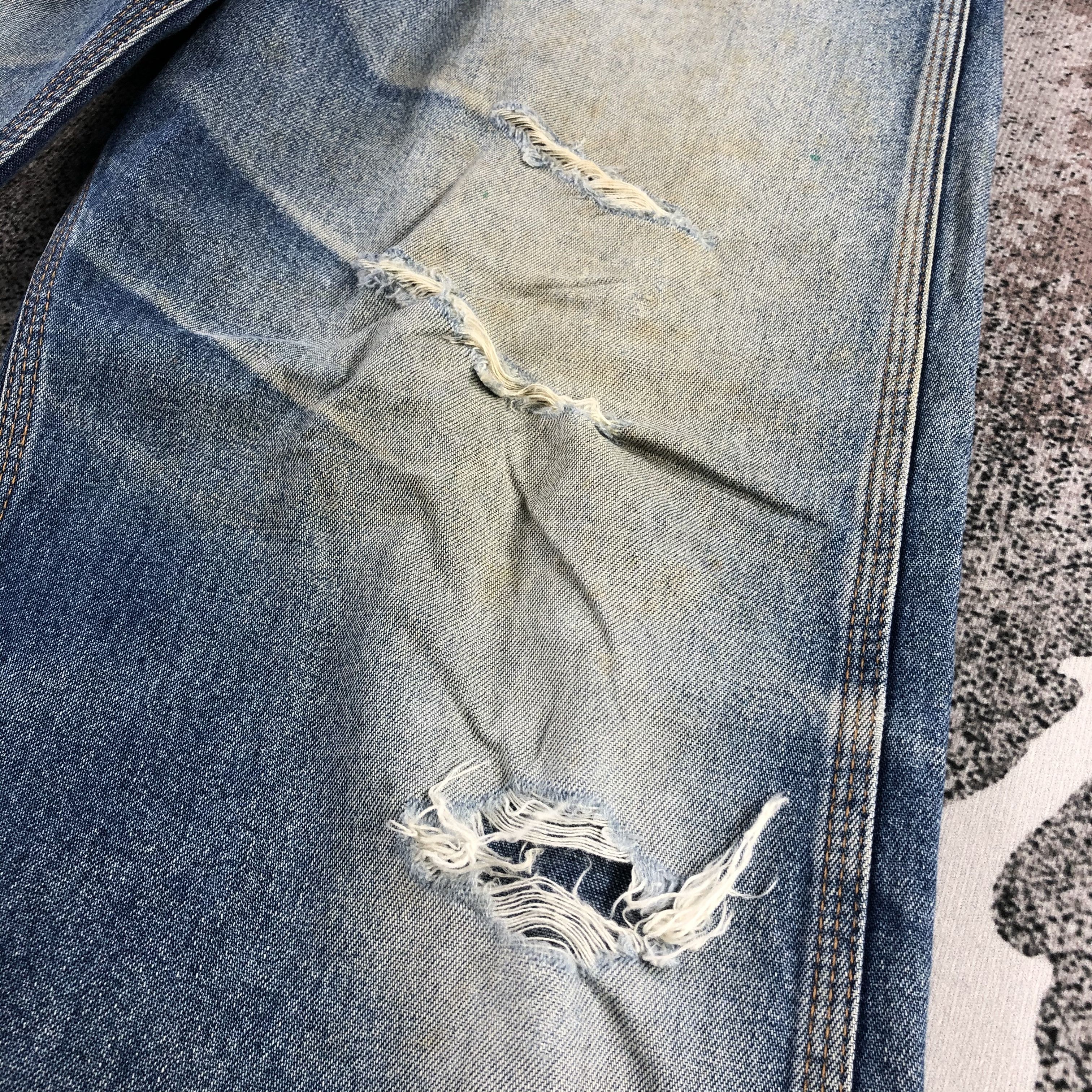 Vintage Vintage Round House Carpenter Jeans Distressed Denim KJ748 Size US 36 / EU 52 - 10 Thumbnail