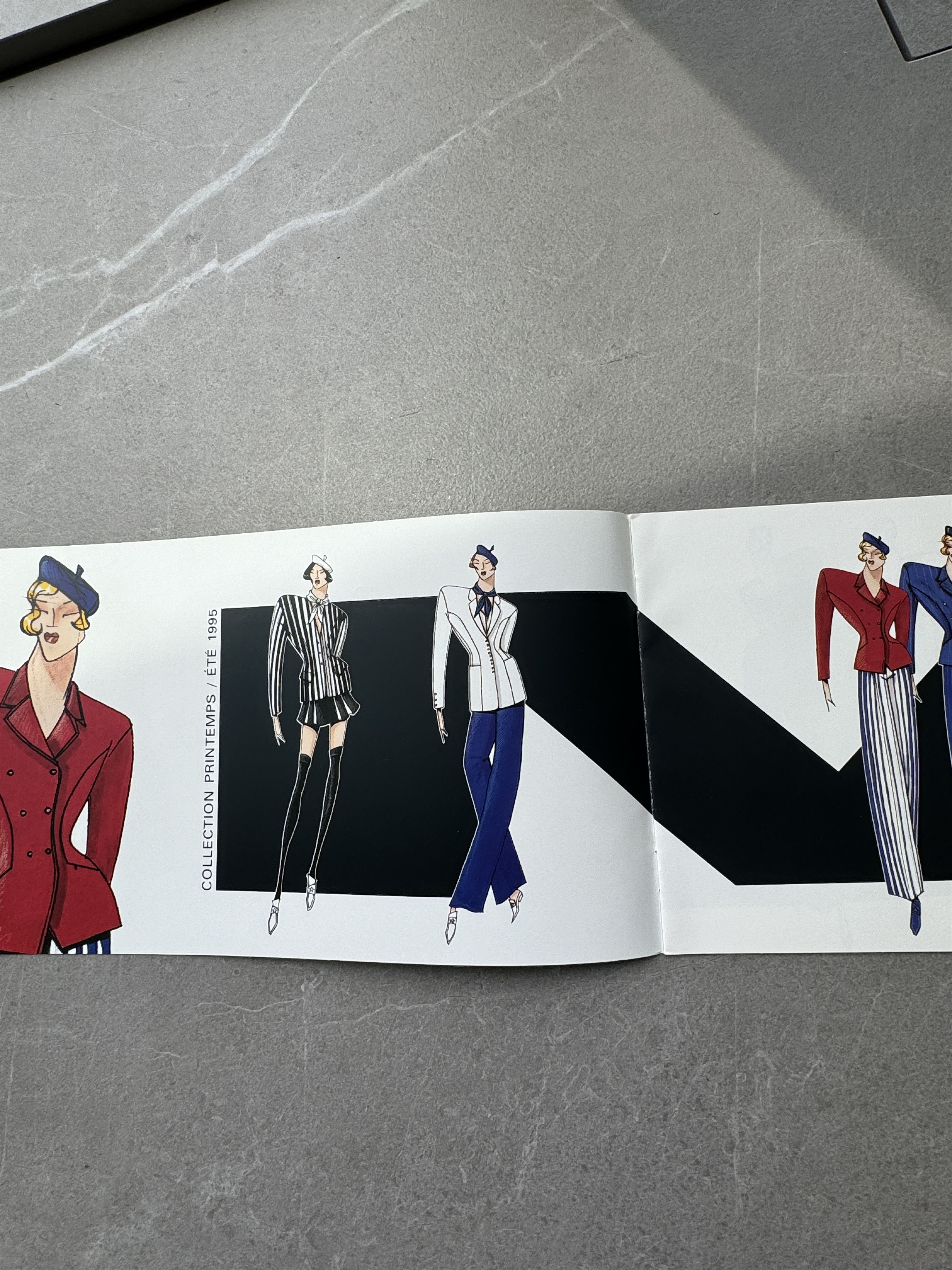 Thierry Mugler Thierry Mugler 1995 Spring Summer Fashion Sketch Catalogue Size ONE SIZE - 3 Thumbnail