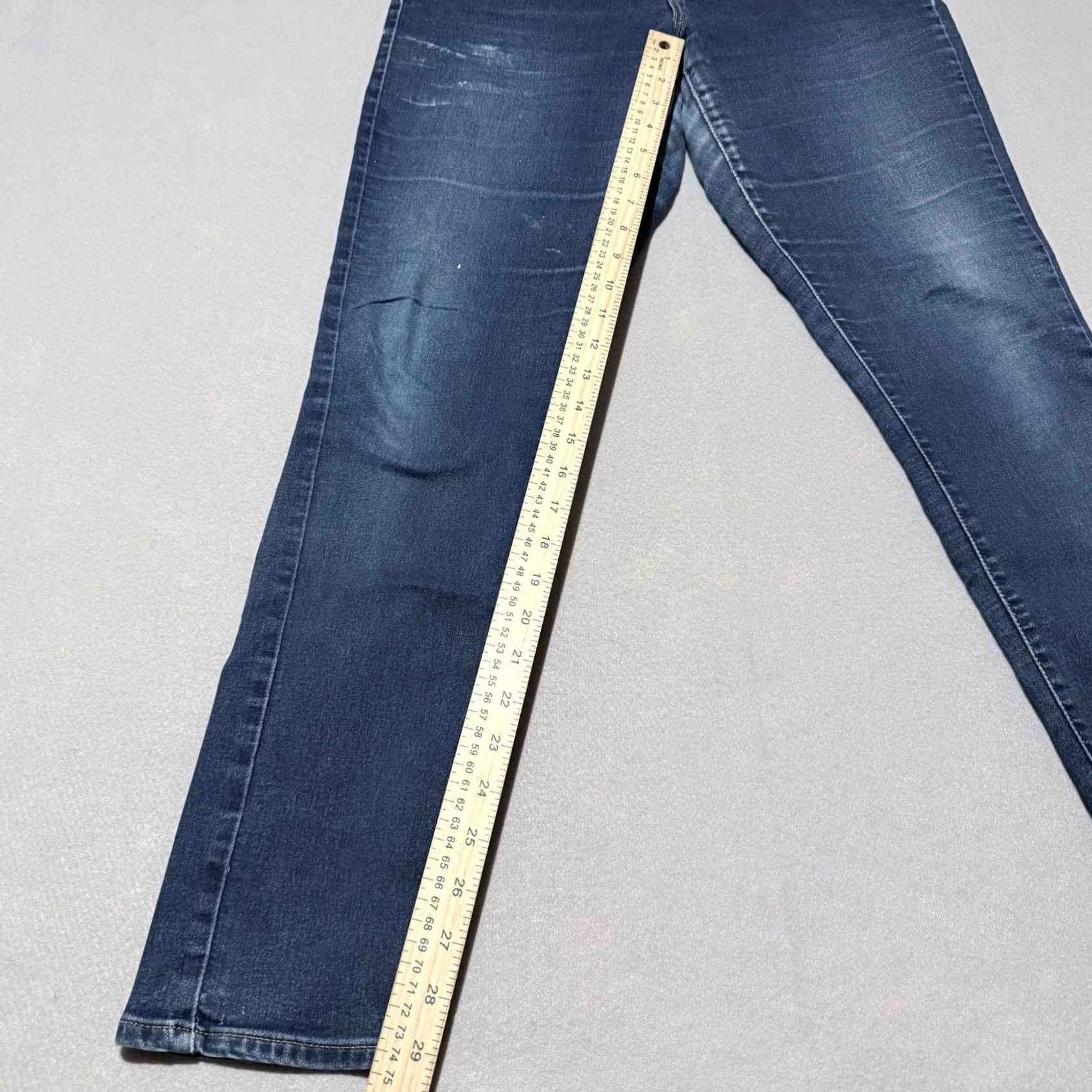 Levi's Levi's 311 Shaping Skinny Jeans Women's 32 Dark Wash Denim Slim Zip Fly - Stains Jeans Blue Women 90s Vintage Style Size 24" / US 00 / IT 34 - 5 Thumbnail
