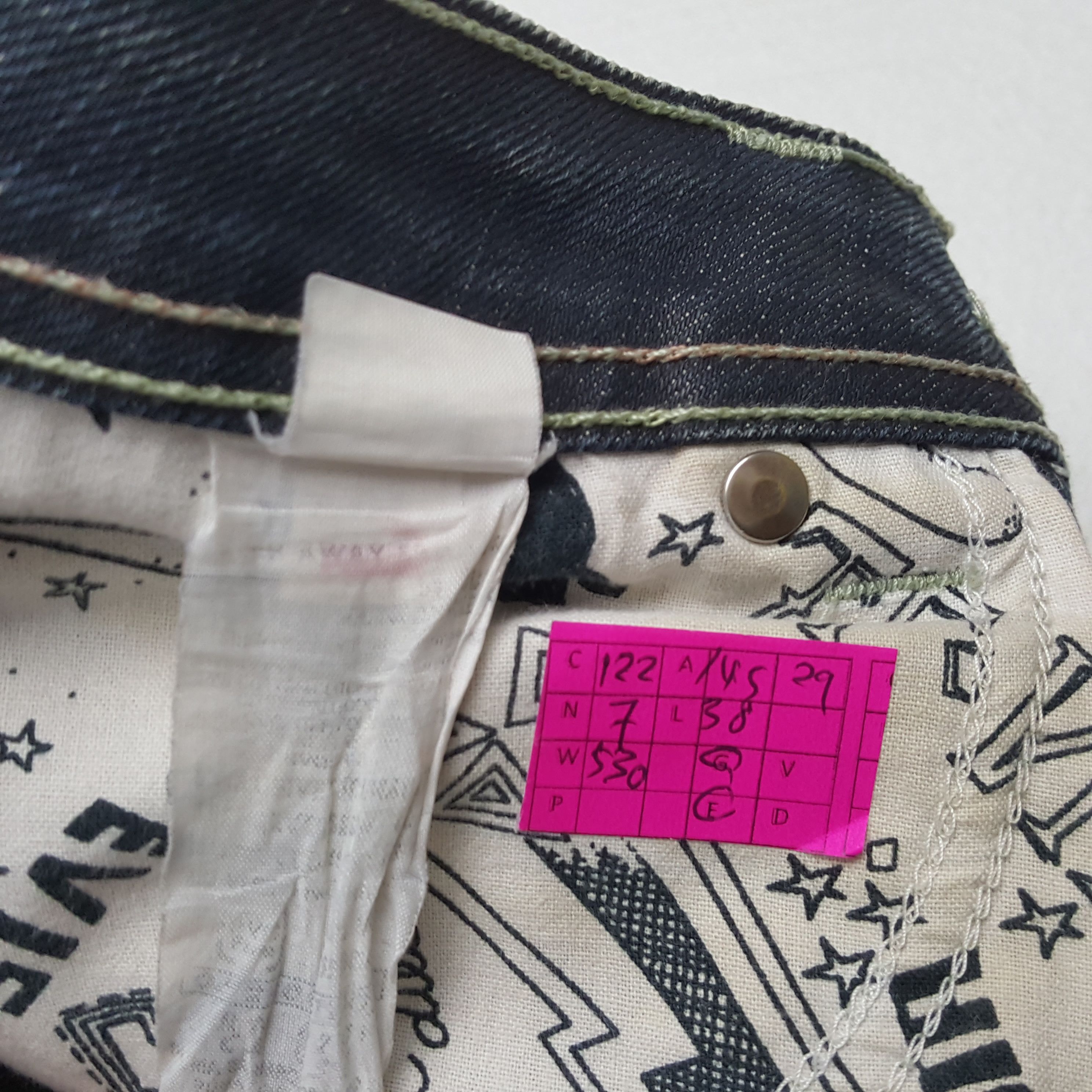 Evisu × Japanese Brand × Puma EVISU x PUMA Japanese Brand Custom Daicock Style Jeans Size 29" - 13 Thumbnail