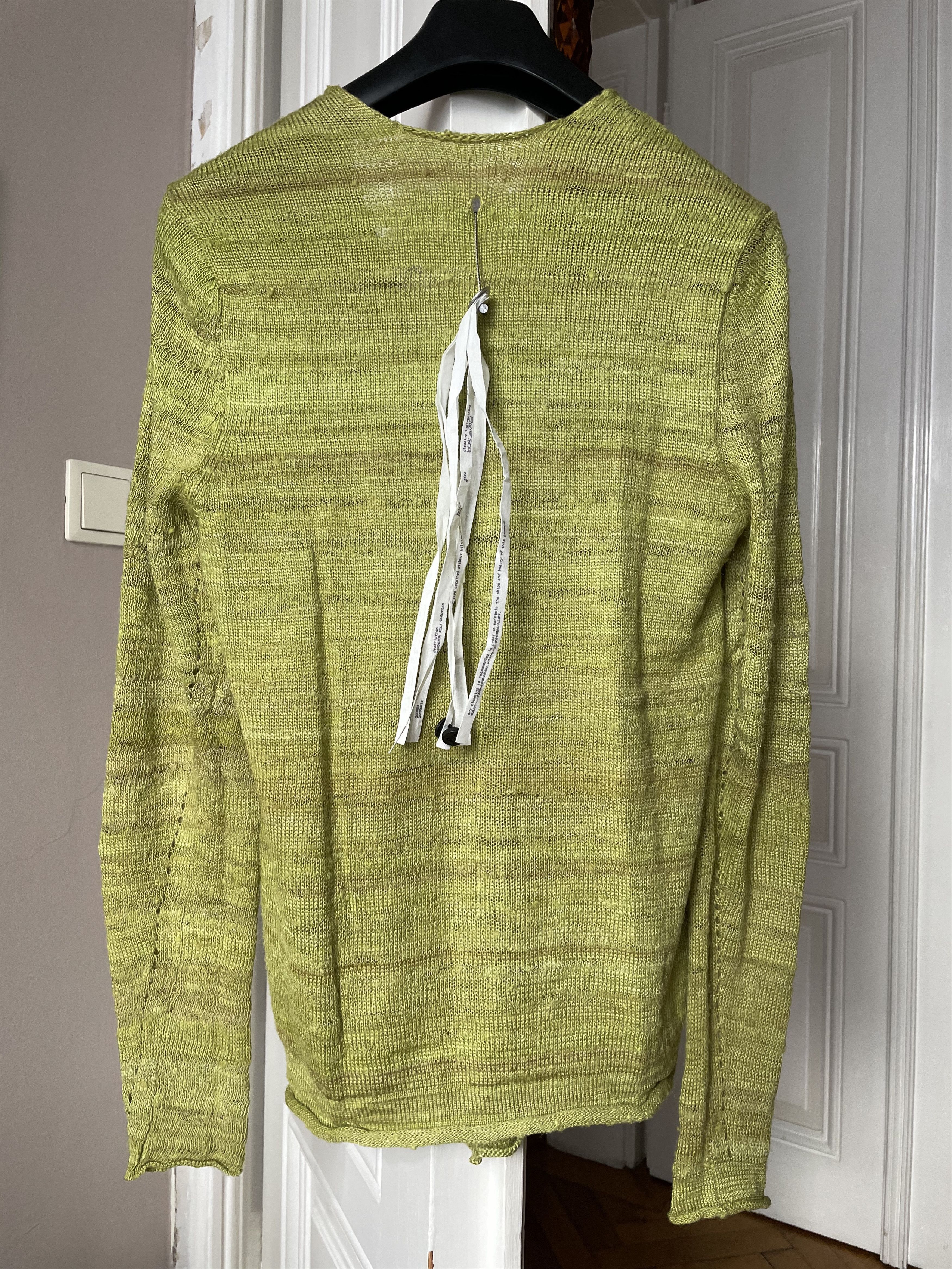 Label Under Construction LABEL UNDER CONSTRUCTION HANDSPUN SILK CARDIGAN SIZE-M Size US M / EU 48-50 / 2 - 10 Thumbnail