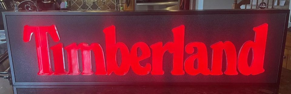 Timberland Timberland Retail Lighted Sign Size ONE SIZE - 1 Thumbnail