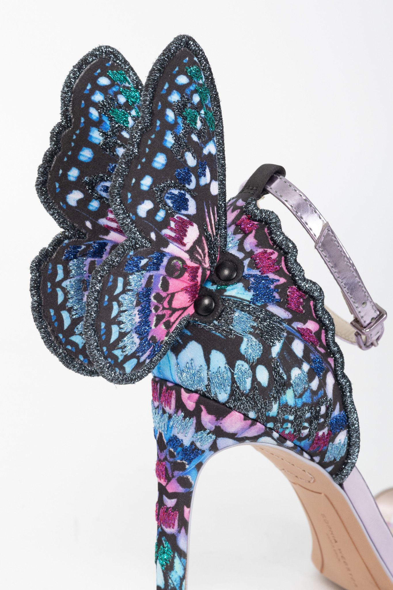 Sophia Webster Sophia Webster Chiara Embroidery Butterfly Sandals Size US 4.5 / IT 34.5 - 9 Thumbnail