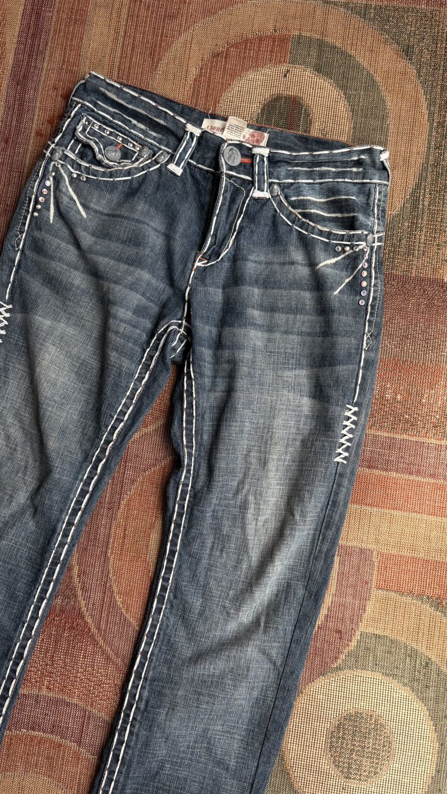 Japanese Brand Laguna Beach Denim Jeans Skull Hysteric Style Size US 33 - 3 Thumbnail
