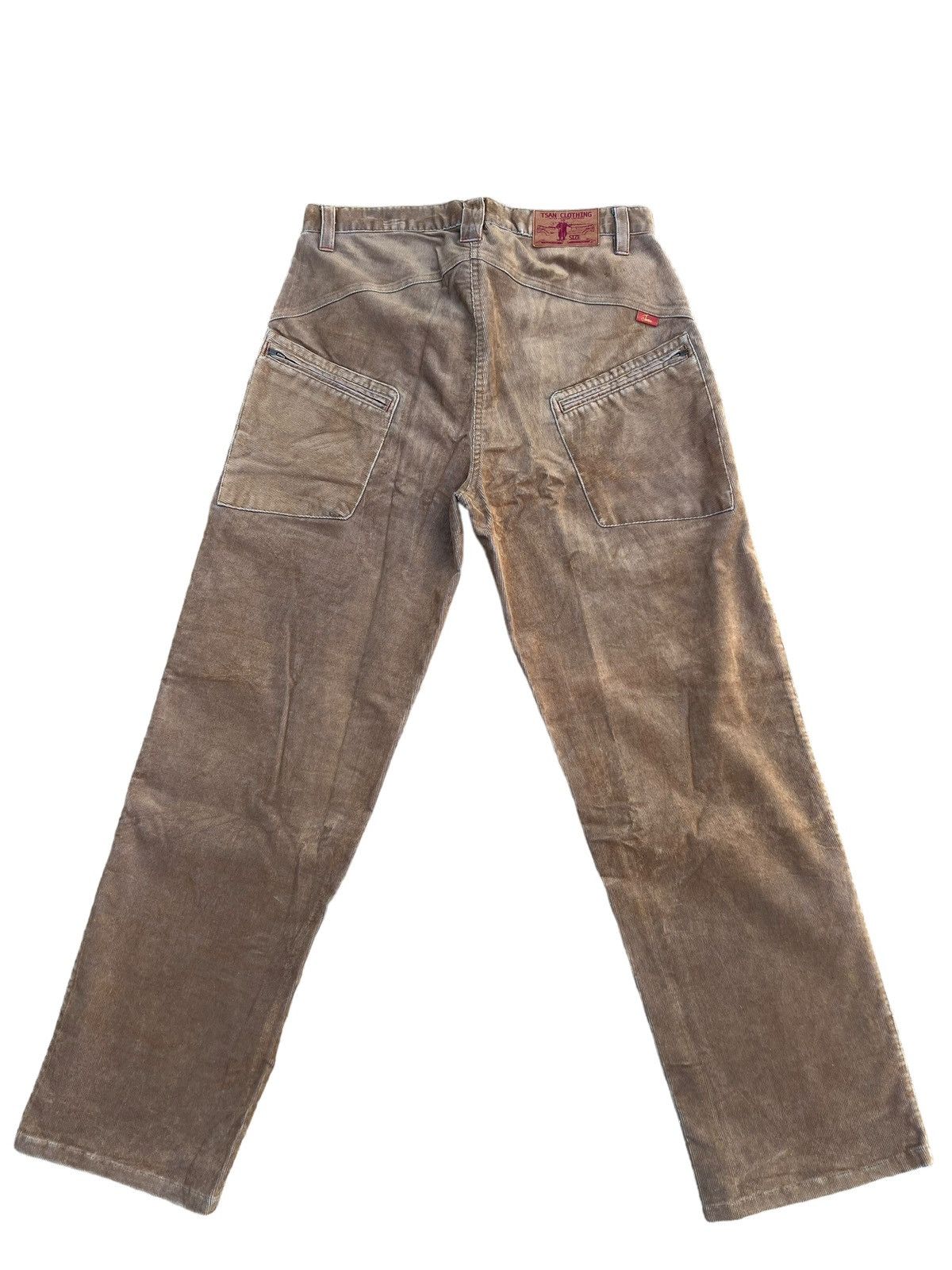 Vintage TSAN Japan Corduroy Tactical Cargo Trouser Pant Size US 32 / EU 48 - 2 Thumbnail