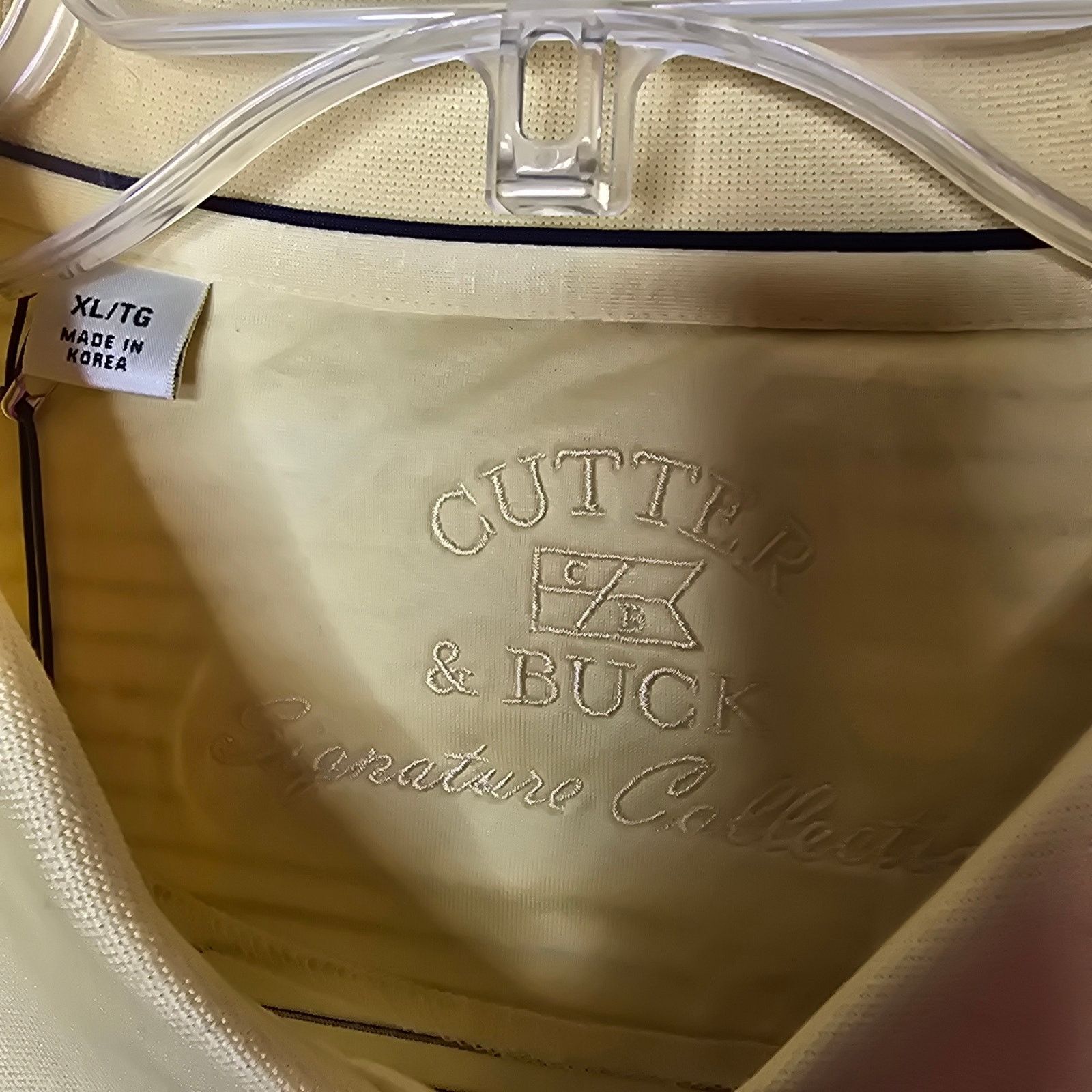 Cutter & Buck Cutter & Buck Yellow Golf Polo Shannopin Country Club XL NWT Size US XL / EU 56 / 4 - 4 Thumbnail