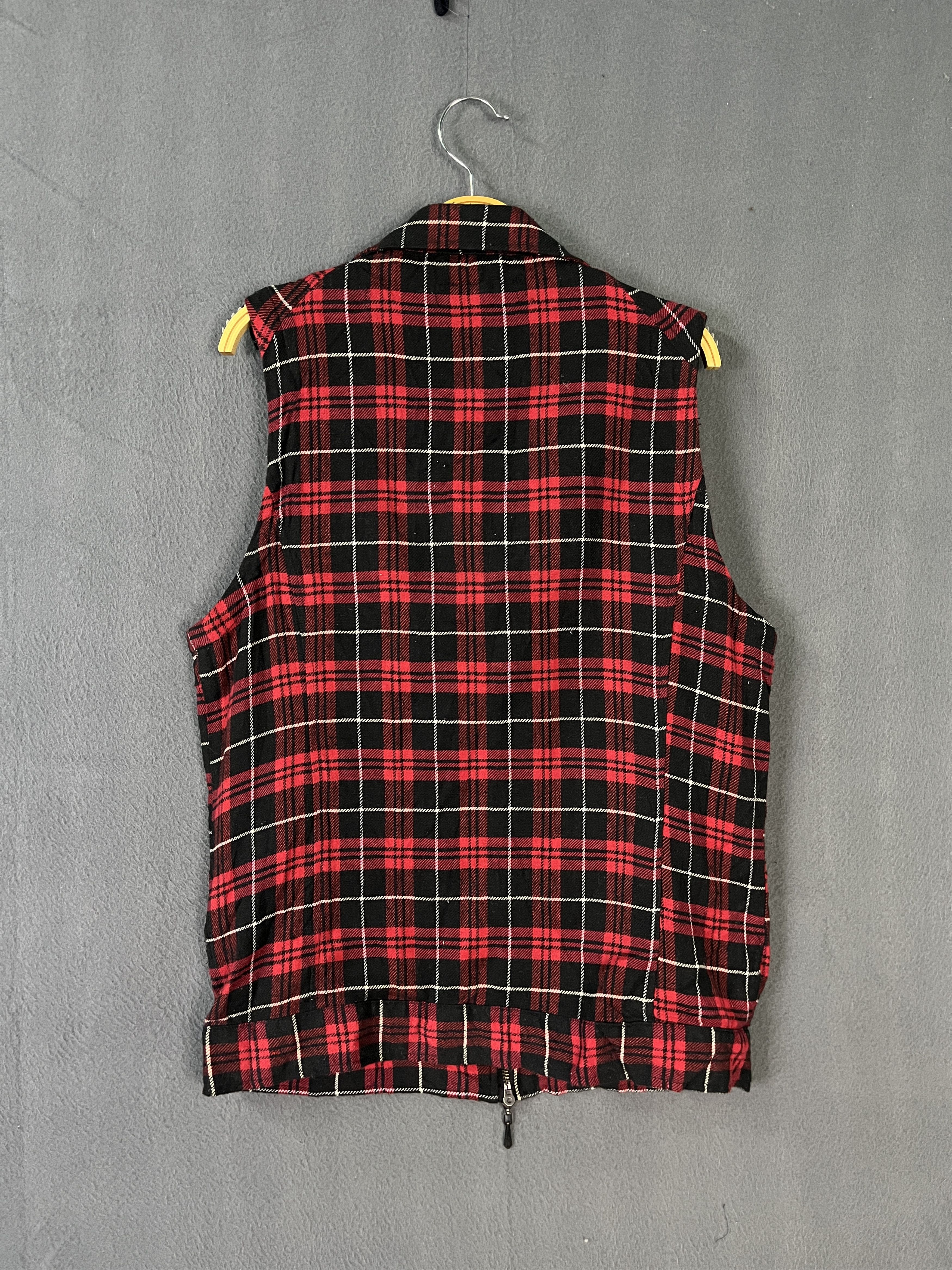 In The Attic In The Attic Homme Tartan Seditionaries Sleeveless Jacket Size US S / EU 44-46 / 1 - 2 Thumbnail