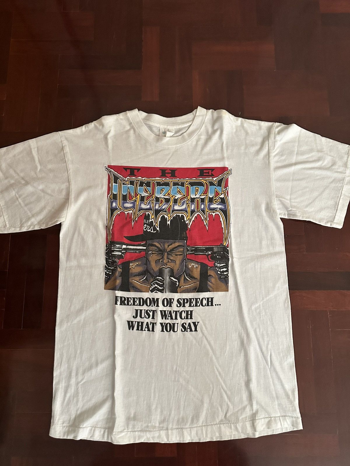 Rap Tees × Vintage Vintage80's Ice-T RapTees Size US XL / EU 56 / 4 - 1 Thumbnail