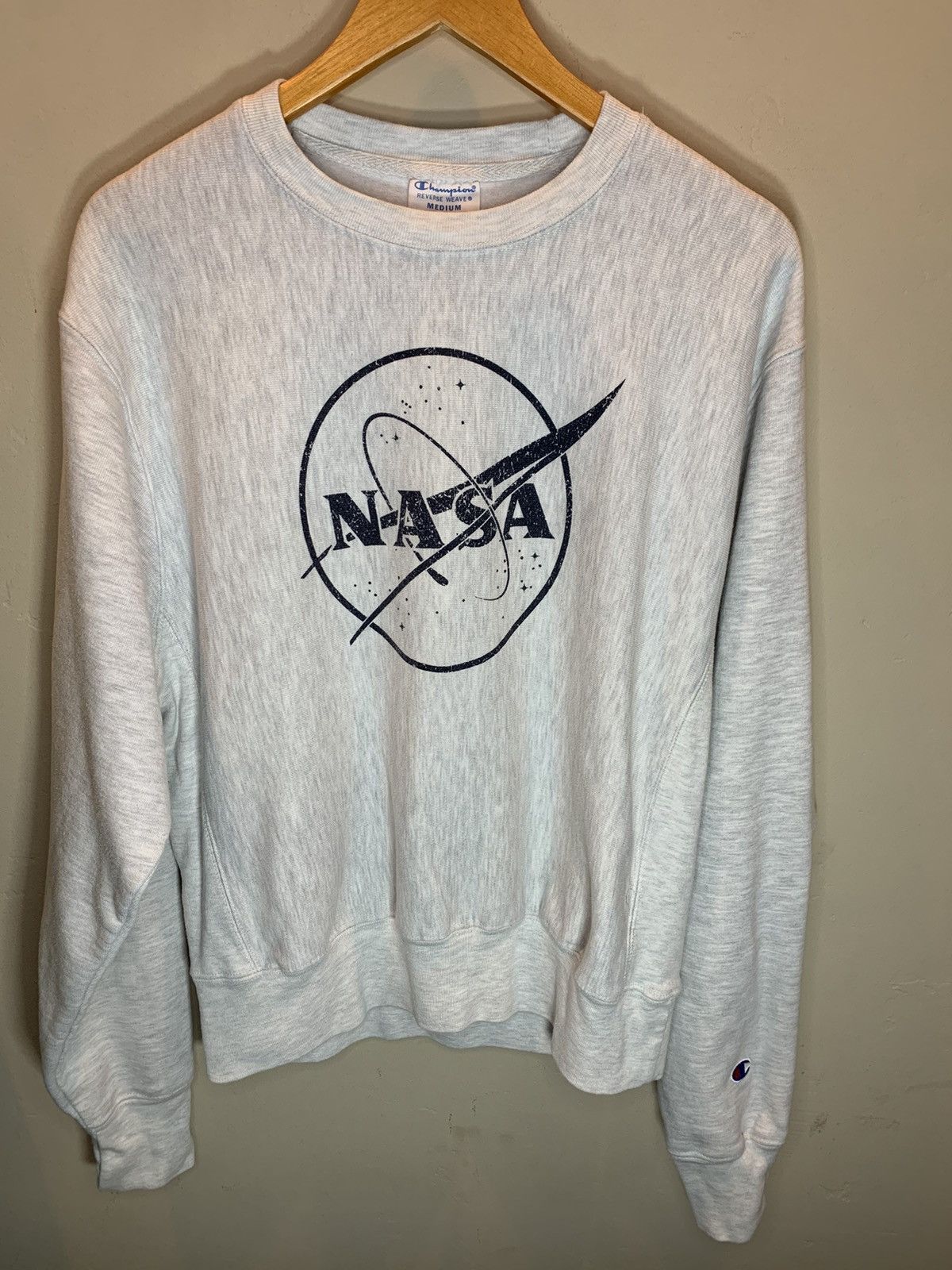 NASA *RARE* NASA Logo Space Reverse Weave Crewneck Sweatshirt Size US M / EU 48-50 / 2 - 1 Thumbnail