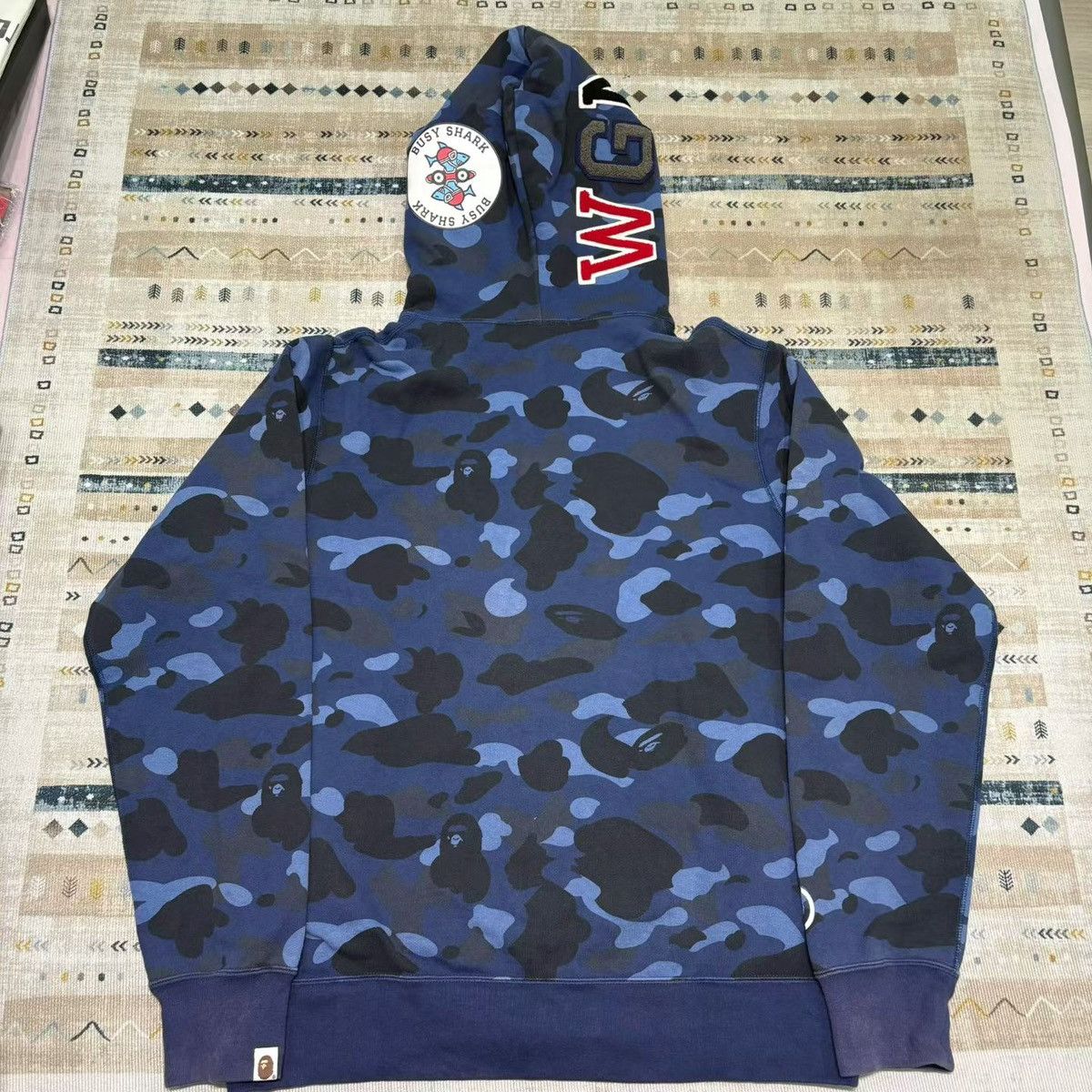 Bape BAPE CAMO SHARK FULL ZIP HOODIE Size US XL / EU 56 / 4 - 2 Thumbnail