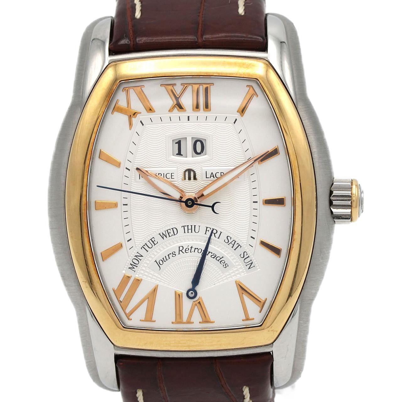 Maurice Lacroix MAURICE LACROIX Maurice Lacroix Masterpiece Jour Retrograde Stainless Steel Yellow Gold Automatic Metal Automatic MP6119 DUTY FREE for USA Size ONE SIZE - 1 Thumbnail