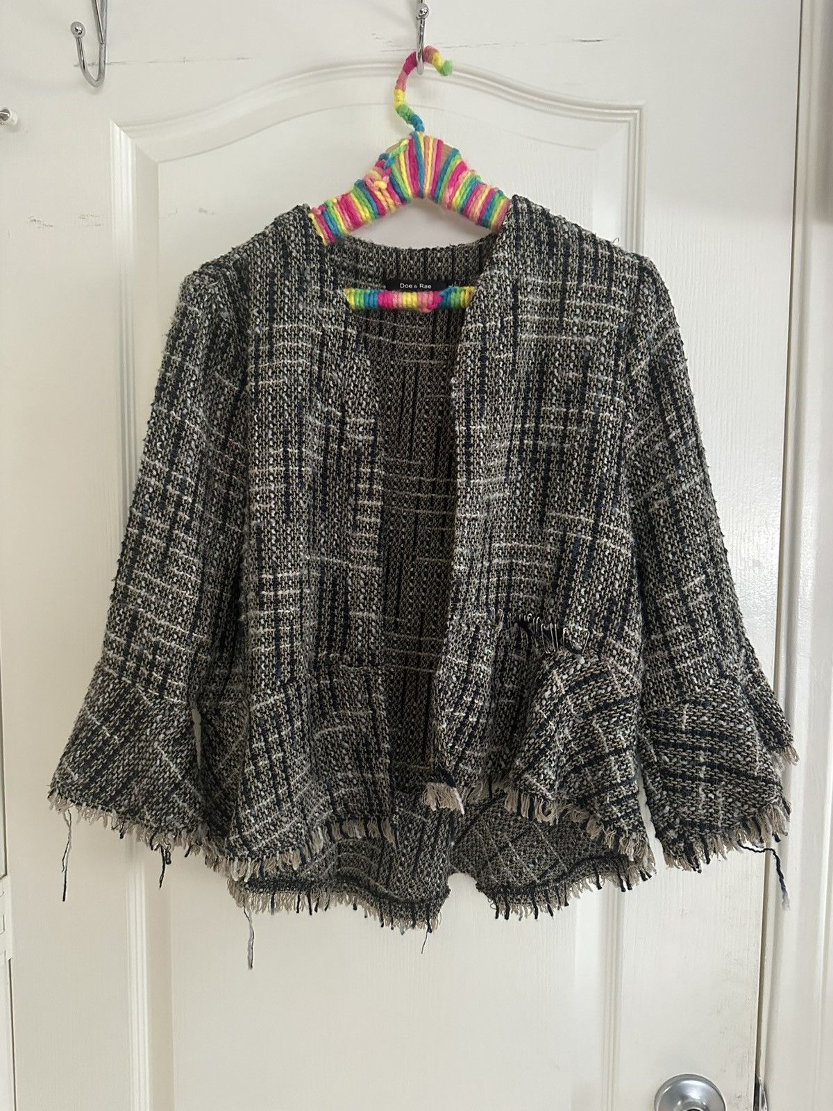 Other Tweed fringe jacket Size L / US 10 / IT 46 - 1 Thumbnail