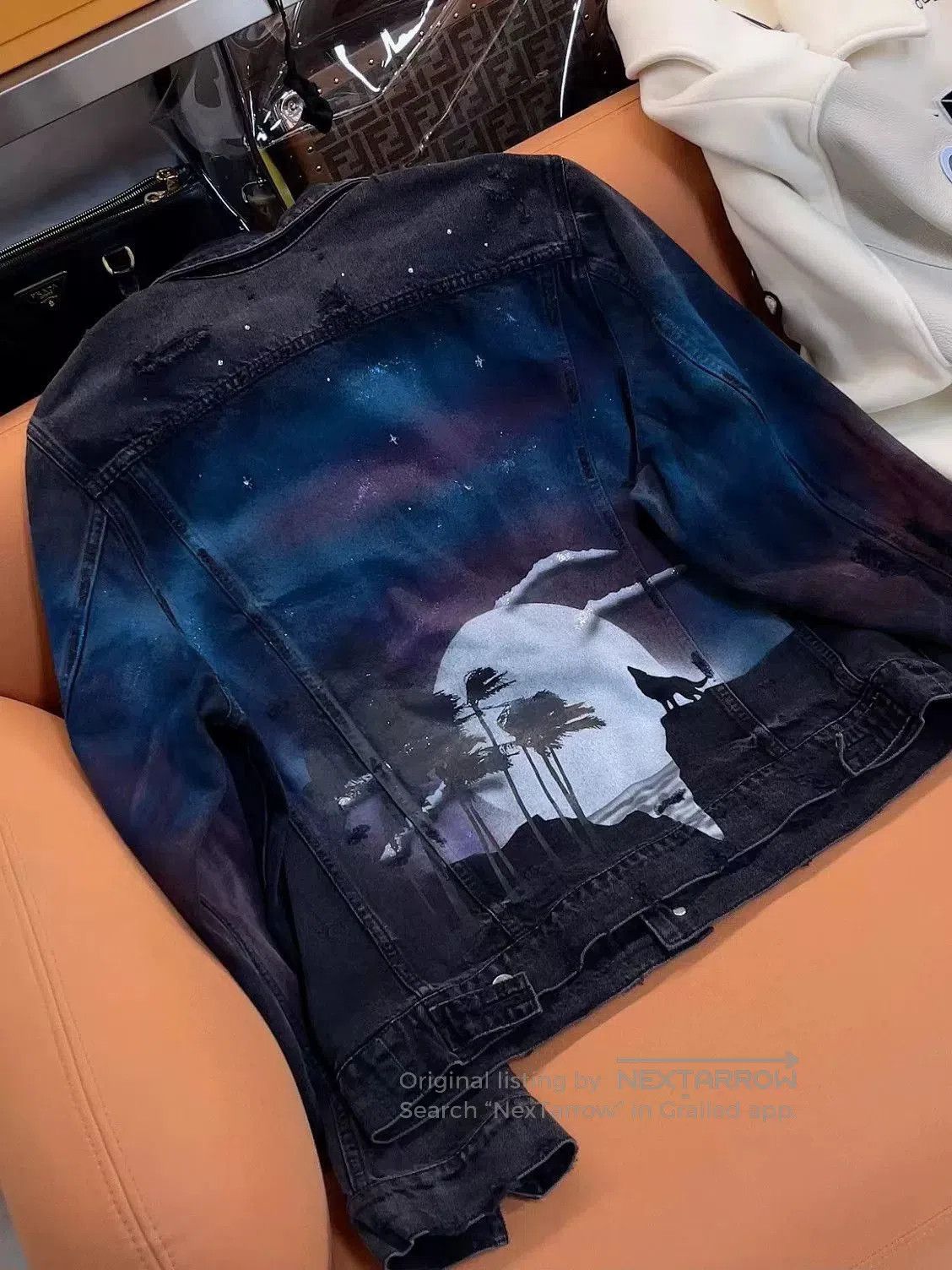 Amiri Amiri Starry Wolf Denim Jacket. Size US XL / EU 56 / 4 - 2 Thumbnail