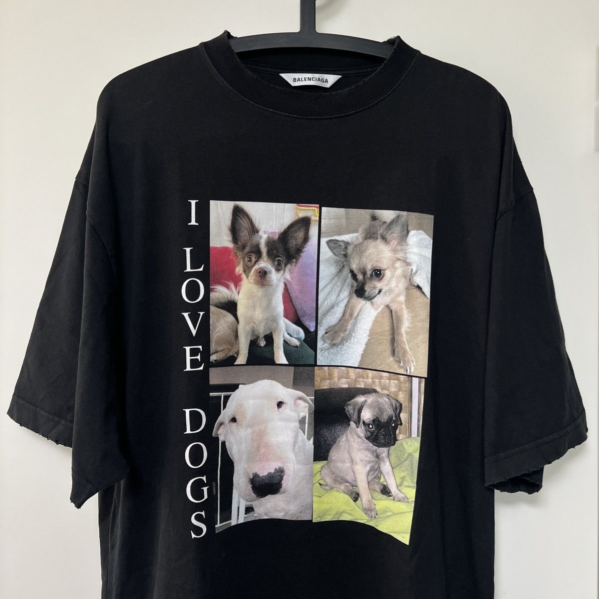 Balenciaga Balenciaga I Love Dogs Tee Size US XS / EU 42 / 0 - 2 Thumbnail