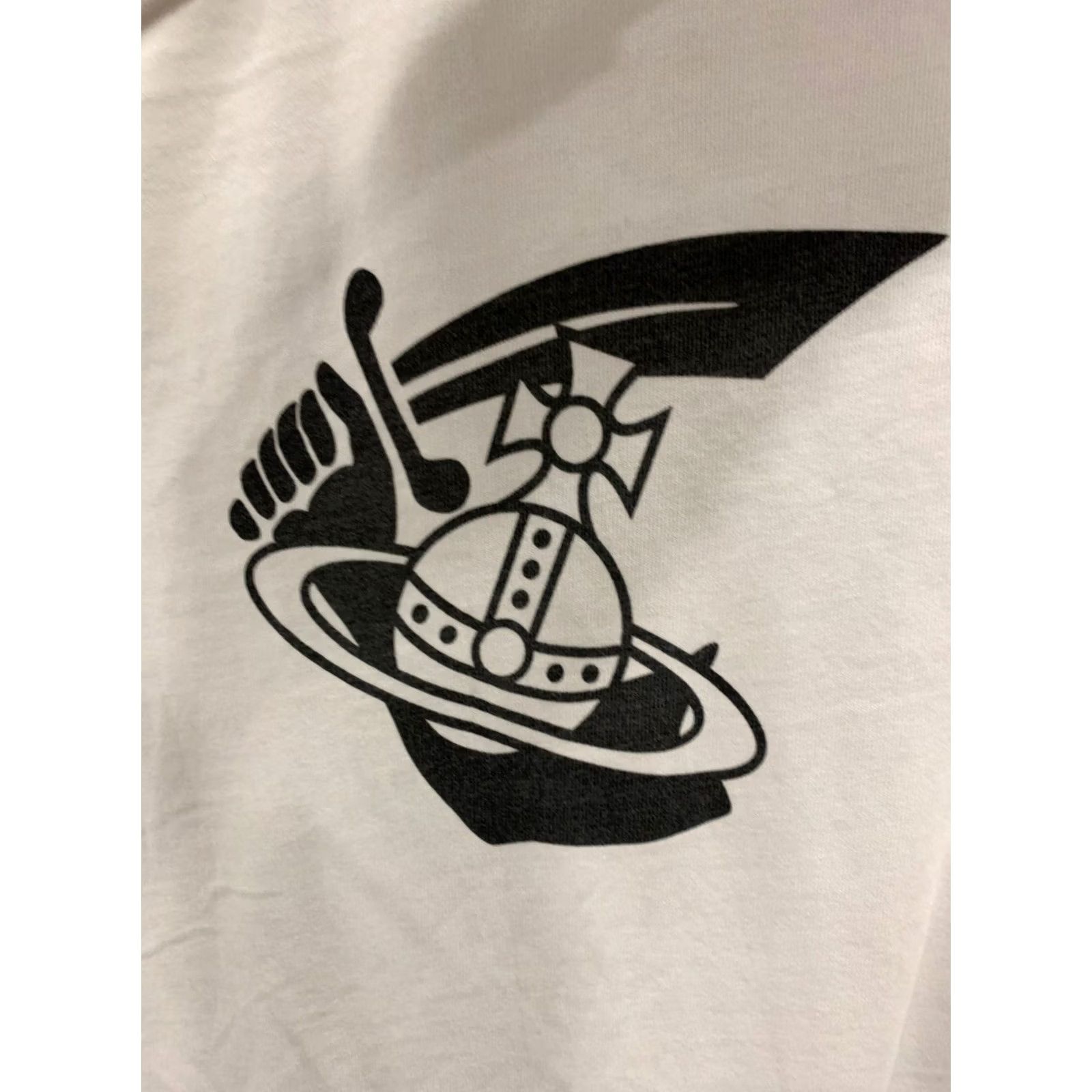 Vivienne Westwood VINTAGE Vivienne Westwood Anglomania Orb Graphic White T-Shirt Large Mens Size US L / EU 52-54 / 3 - 5 Thumbnail