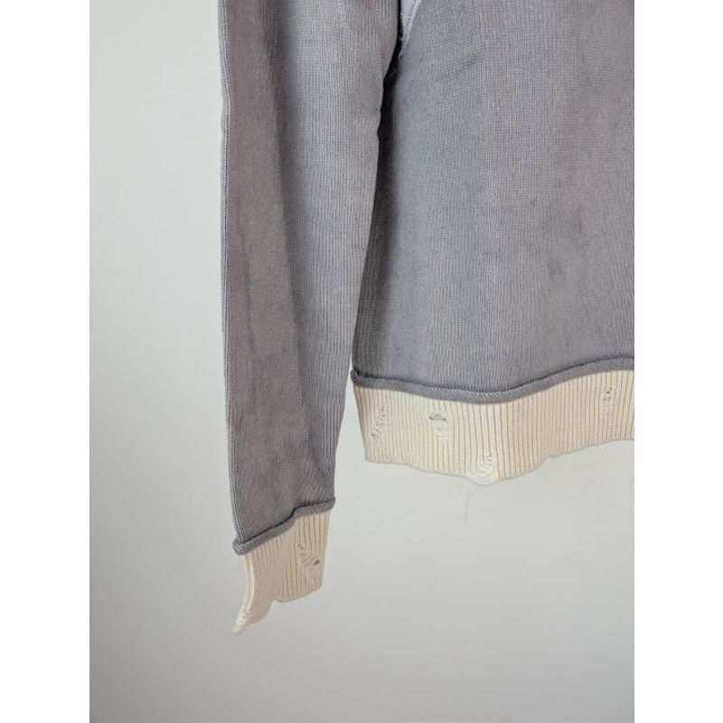 Amiri o1rshd1 Vintage Cashmere Crew Sweater in Grey Size US M / EU 48-50 / 2 - 6 Thumbnail