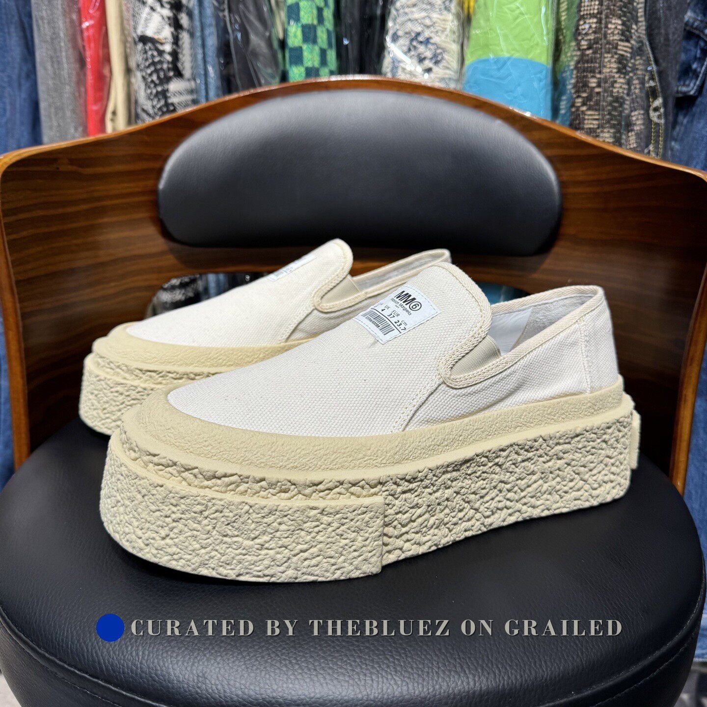 MM6 MM6 Maison Margiela Canvas Platform Shoes Size US 6 / IT 36 - 1 Thumbnail