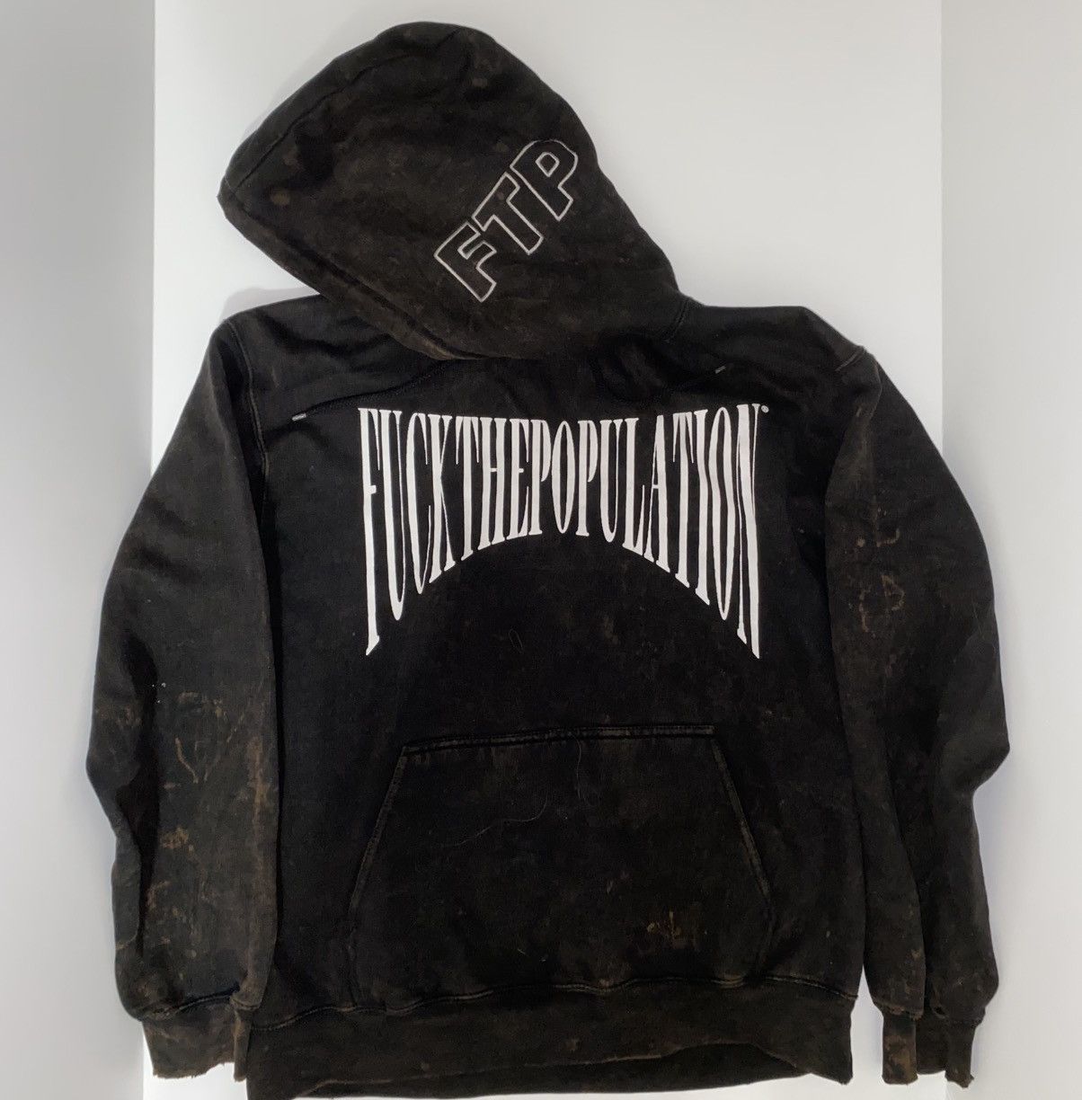 Fuck The Population FTP Overdyed Arch Hoodie Size US M / EU 48-50 / 2 - 1 Thumbnail