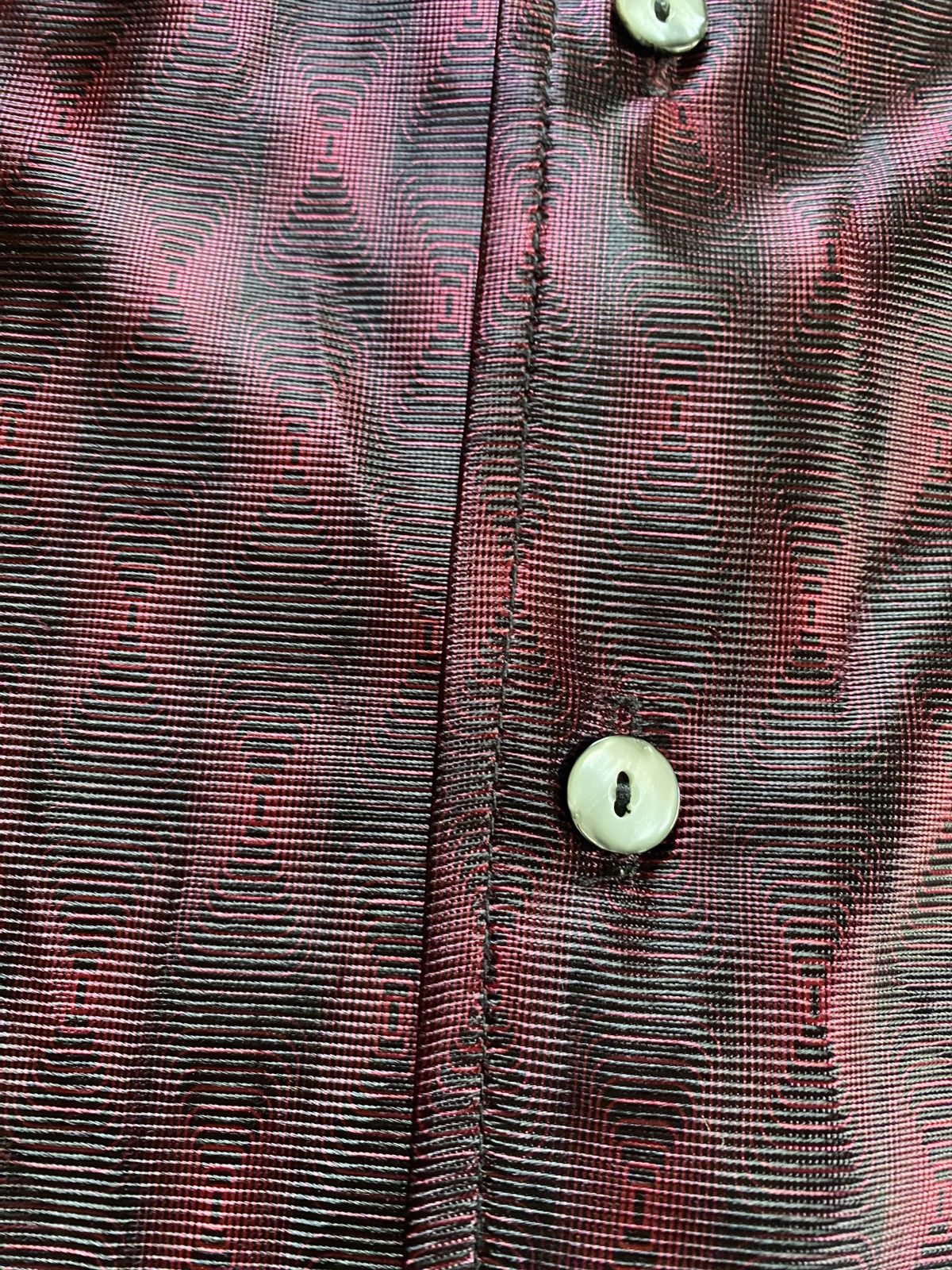 Vintage Vintage 90’s Street Culture Polyester Long Sleeve Button Up Size US L / EU 52-54 / 3 - 4 Thumbnail